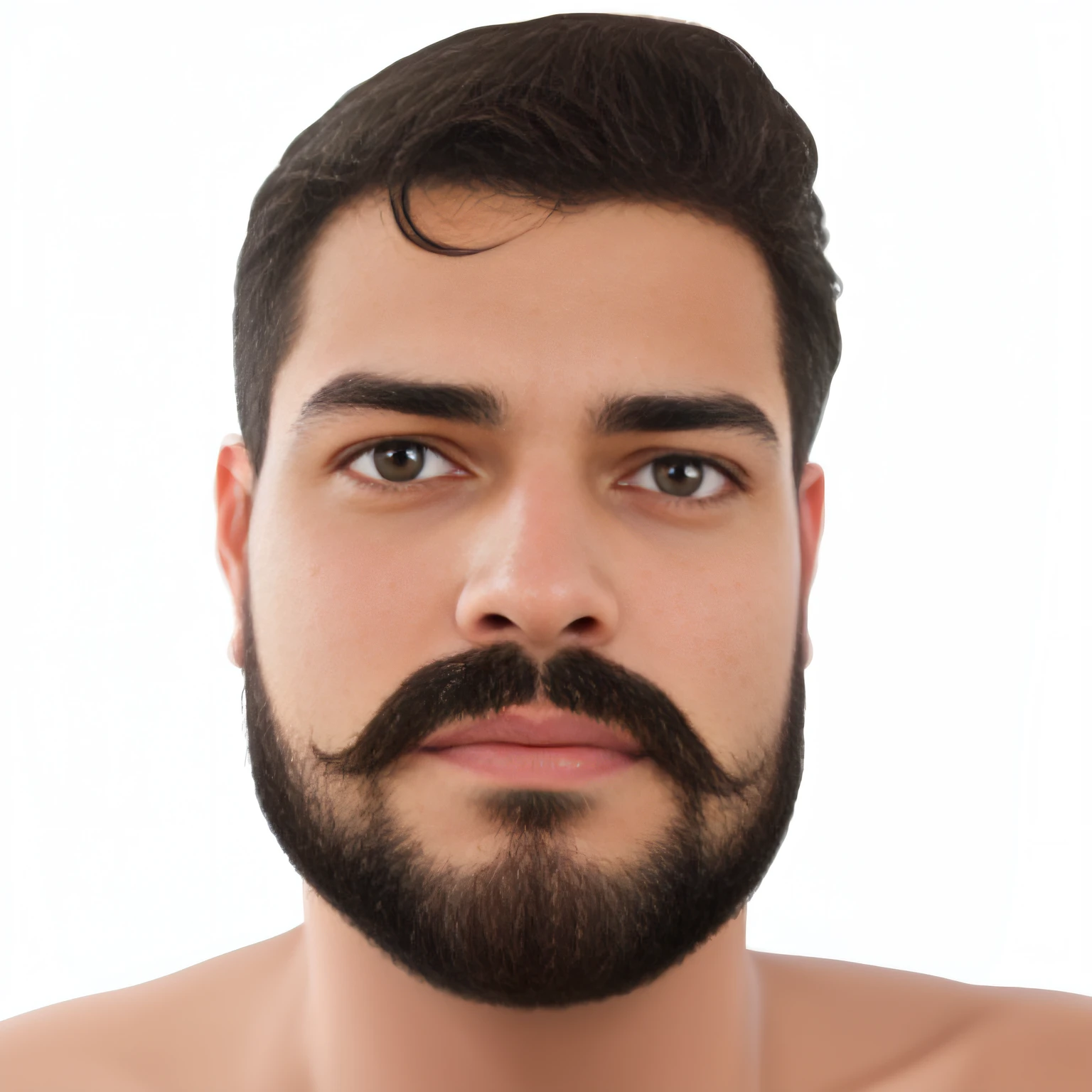 um close up de um homem com barba e bigode, Thin beard on neck, Retrato NFT, Streamer do Twitch / Jogador Ludwig, # 1 pintura digital de todos os tempos, #1 pintura digital de todos os tempos, pintado digital, Bigode discreto, retrato digital, inspired by Germán Londoño, pintado digitalmente, arte digital. Fotorealística