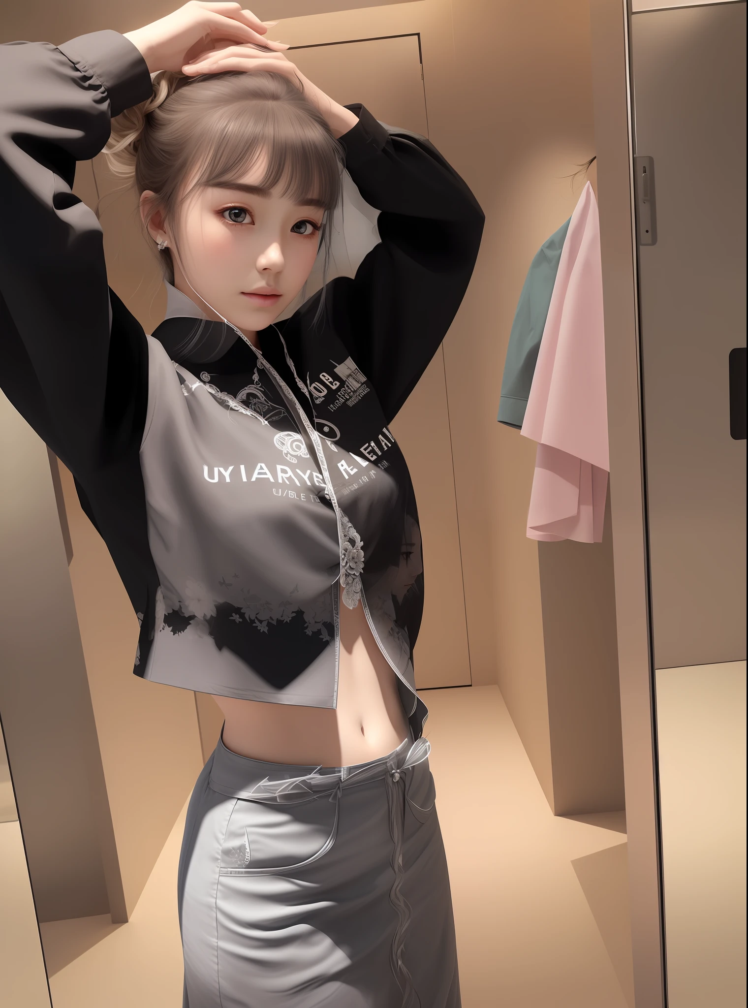 masterpiece, exquisite, illustration, {beautiful and meticulous girl}, beautiful and detailed halo, (fire of war: 1.2), (nuclear explosion behind: 1.3), rain, detailed lighting, detail water, (beautiful and detailed eyes: 1.1), expressionless, palace, sky blue hair, scattered hair, long bangs, eyebrows, (white-gray dress: 1.1), black ribbon, white bow tie, upper abdomen, big forehead, dull, flower, long sleeves