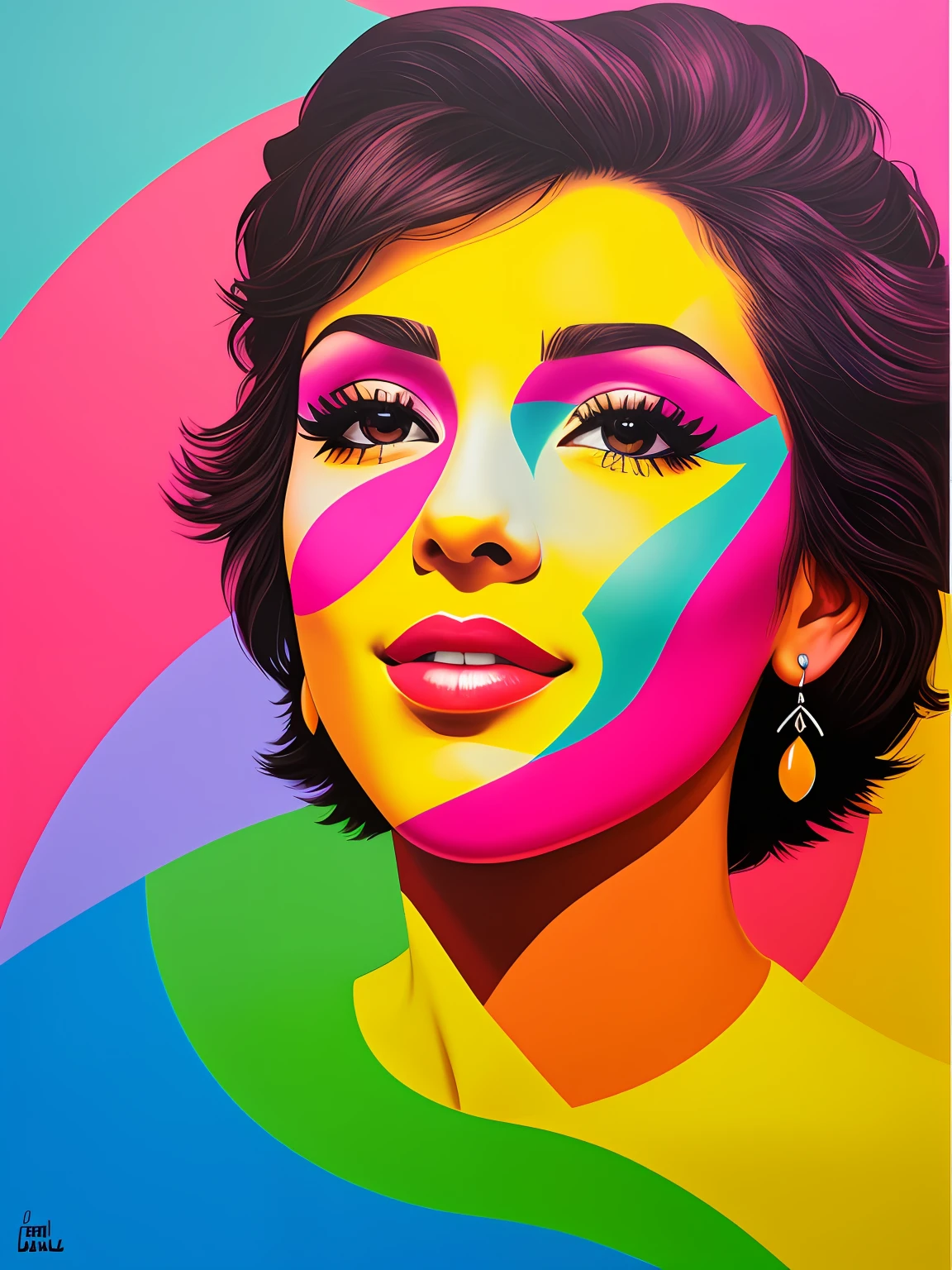 "Imagine uma obra de arte retratando um suculento, mMAMAO PAPAIA)colorida, Bright as a rainbow. PAPAYYA)is the central point of the composition, com suas formas e contornos suaves, convidando os espectadores a apreciarem sua beleza. The color palette is vibrant and lush, with rich and vivid tones that blend harmoniously on the surface of the grind. laranjas intensos, laranjas brilhantes, amarelos dourados, verdes exuberantes, azuis profundos e roxos encantadores criam uma sinfonia de cores que envolvem a fruta. Small details of light and shadow add depth and realism to the image, Making the papaya look almost palpable. Through this artistic representation, Papaya turns into a symbol of vitality, frescor e alegria, cativando os espectadores e convidando-os a saborear sua beleza colorida." ,Eduardo kobra 32k