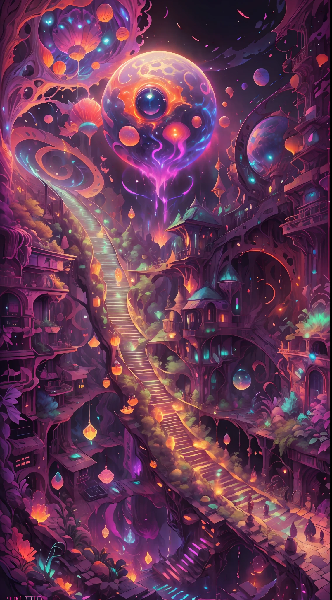 Thrilling dreams, ultra-realistic realism, abstracted, psychedelia, tmasterpiece,PsyAI, (tmasterpiece,best qualtiy:1.2),illustration,8k wallpaper,Dazzle,(Portals:1.1),(Otherworldly creatures:1.2),(magic energy:1.1),(floating debris:1.05),(glowing third eye:1.1), (strong lights:1.05), (illumination:1.05), (fantasy:1.15), (hyper realisitc:1.1), (mistic:1.05), (intriguing:1.05), (Ethereal:1.08), (mistic:1.1), (cosmic:1.05), (interdimensional:1.1), (unearthly:1.05), (spellbinding:1.1), (Unforgettable:1.05), (Fantasy art: 1.1),(number art:1.05),(magic realism:1.08),(Epic:1.1),(concept-art:1.05),(highly detailed:1.1),(cinematic ligh:1.05),(ultra-realistic realism:1.05),(mistic:1.05),(astounding:1.1),(andrey surnov:1.05),(mind bending:1.1),(big breasts enchanting:1.05),(Unbelievable:1.05),(otherworldly landscapes:1.1),(breath-taking:1.05 ), (incredulous:1.05), (portal opening:1.05)