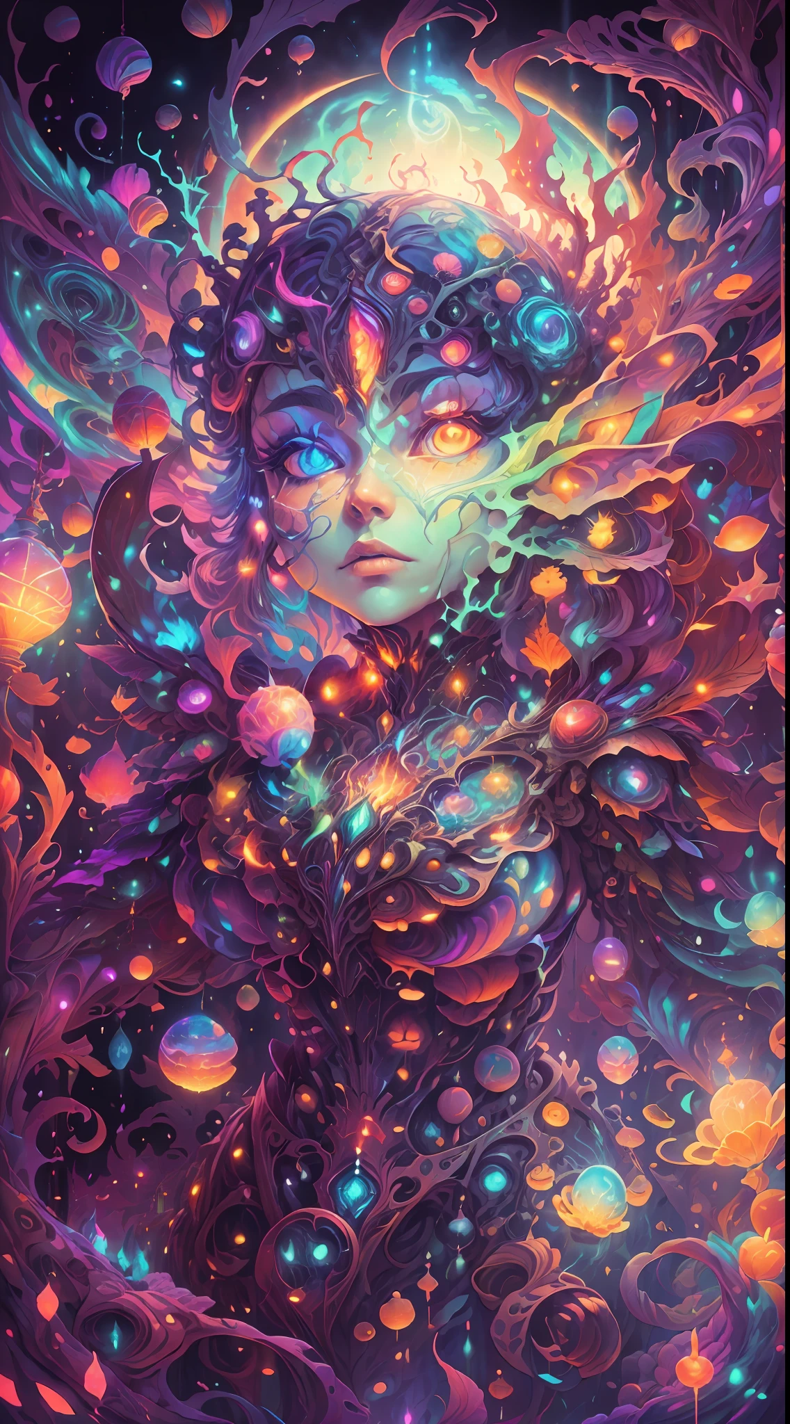 Thrilling dreams, ultra-realistic realism, abstracted, psychedelia, tmasterpiece,PsyAI, (tmasterpiece,best qualtiy:1.2),illustration,8k wallpaper,Dazzle,(Portals:1.1),(Otherworldly creatures:1.2),(magic energy:1.1),(floating debris:1.05),(glowing third eye:1.1), (strong lights:1.05), (illumination:1.05), (fantasy:1.15), (hyper realisitc:1.1), (mistic:1.05), (intriguing:1.05), (Ethereal:1.08), (mistic:1.1), (cosmic:1.05), (interdimensional:1.1), (unearthly:1.05), (spellbinding:1.1), (Unforgettable:1.05), (Fantasy art: 1.1),(number art:1.05),(magic realism:1.08),(Epic:1.1),(concept-art:1.05),(highly detailed:1.1),(cinematic ligh:1.05),(ultra-realistic realism:1.05),(mistic:1.05),(astounding:1.1),(andrey surnov:1.05),(mind bending:1.1),(big breasts enchanting:1.05),(Unbelievable:1.05),(otherworldly landscapes:1.1),(breath-taking:1.05 ), (incredulous:1.05), (portal opening:1.05)
