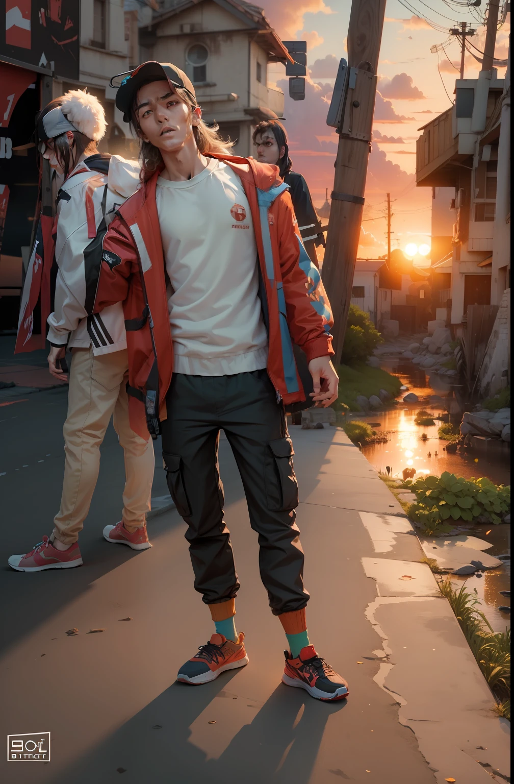 Realstick sunset bg change