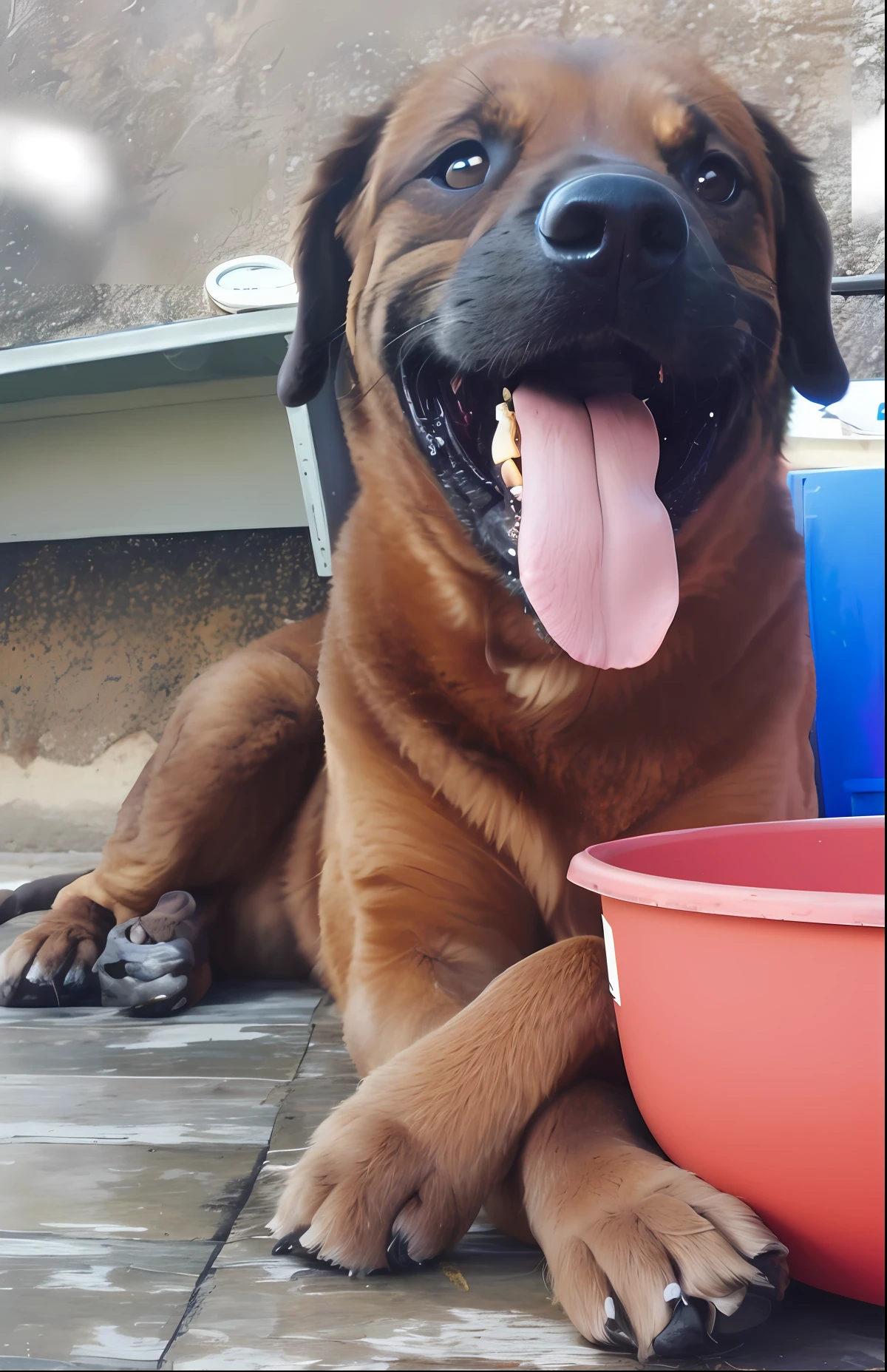 Happy Birthday to a happy furry baby, 4K HD Resolution, High quality image, award winning image, National Geographic picture with grainy background, award winning image, award winning image, hyperrealistic, high resolution, very detailed, award winning image, very detailed, HD Quality