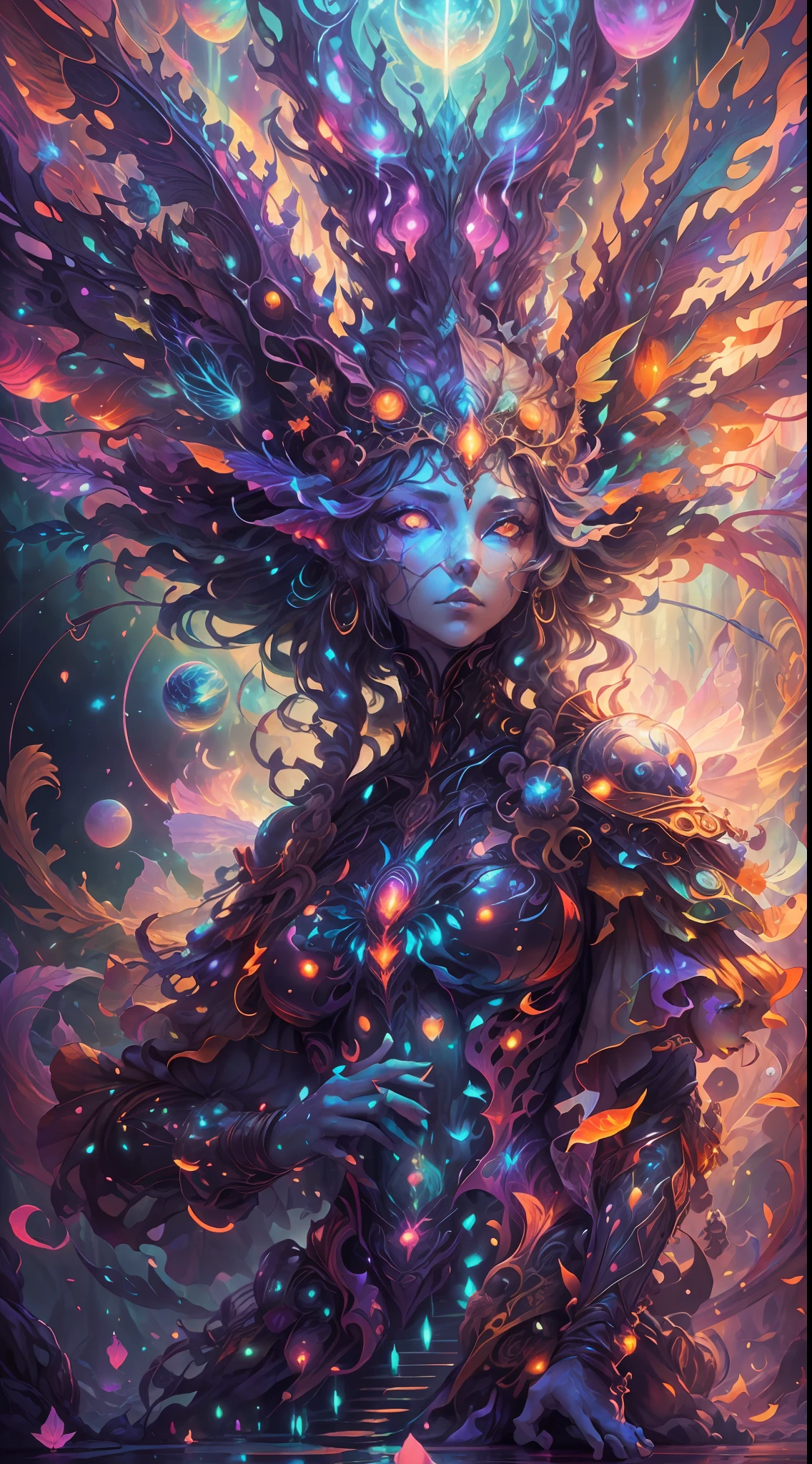 Thrilling dreams, ultra-realistic realism, abstracted, psychedelia, tmasterpiece,PsyAI, (tmasterpiece,best qualtiy:1.2),illustration,8k wallpaper,Dazzle,(Portals:1.1),(Otherworldly creatures:1.2),(magic energy:1.1),(floating debris:1.05),(glowing third eye:1.1), butterflys,florals, (strong lights:1.05), (illumination:1.05), (fantasy:1.15), (hyper realisitc:1.1), (mistic:1.05), (intriguing:1.05), (Ethereal:1.08), (mistic:1.1), (cosmic:1.05), (interdimensional:1.1), (unearthly:1.05), (spellbinding:1.1), (Unforgettable:1.05), (Fantasy art: 1.1),(number art:1.05),(magic realism:1.08),(Epic:1.1),(concept-art:1.05),(highly detailed:1.1),(cinematic ligh:1.05),(ultra-realistic realism:1.05),(mistic:1.05),(astounding:1.1),(andrey surnov:1.05),(mind bending:1.1),(big breasts enchanting:1.05),(Unbelievable:1.05),(otherworldly landscapes:1.1),(breath-taking:1.05 ), (incredulous:1.05), (portal opening:1.05)