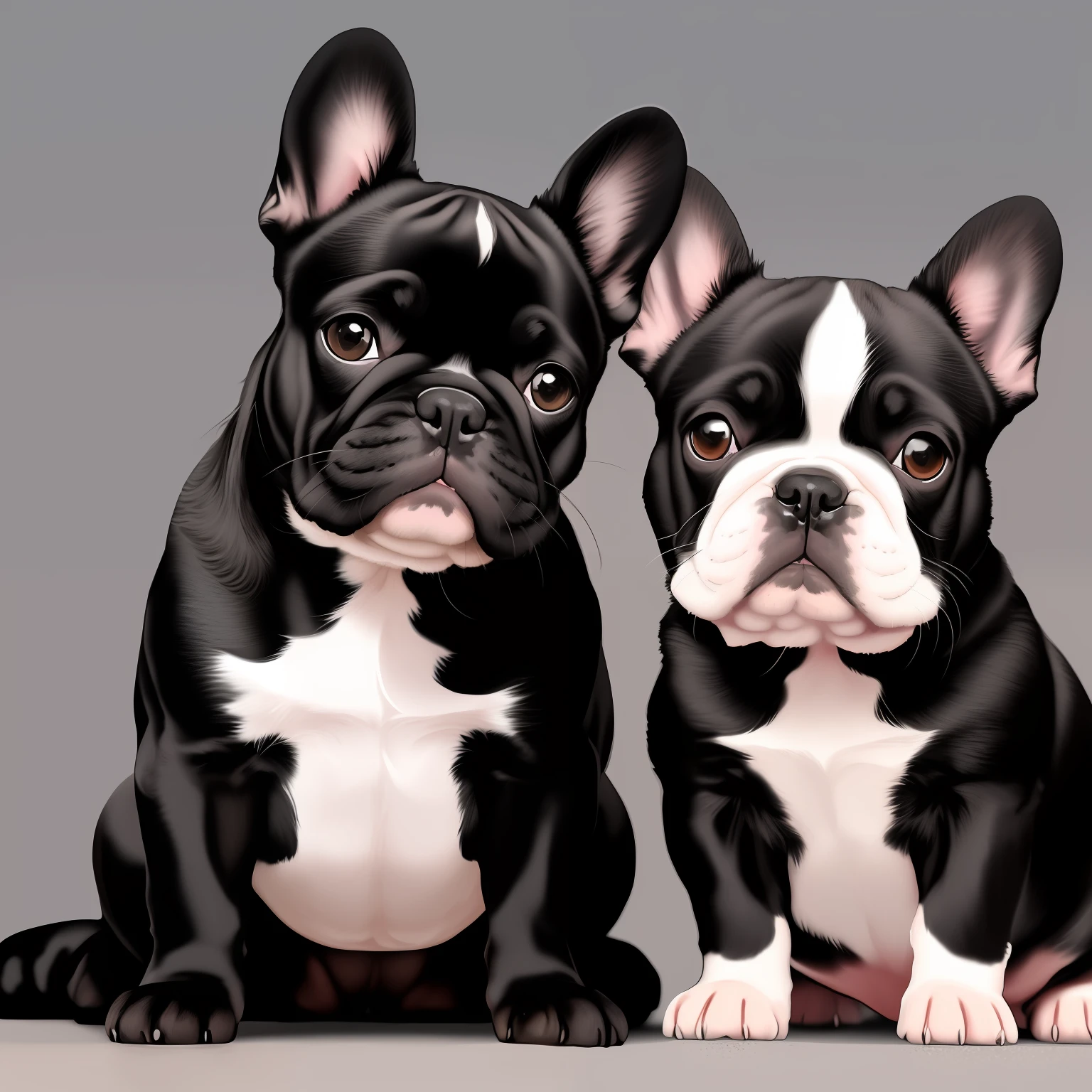 "(modelo = 'GPT-3.5 turbo', Prompt= 'There's an adorable black and white puppy, of the French Bulldog breed, staring directly at camera.')"