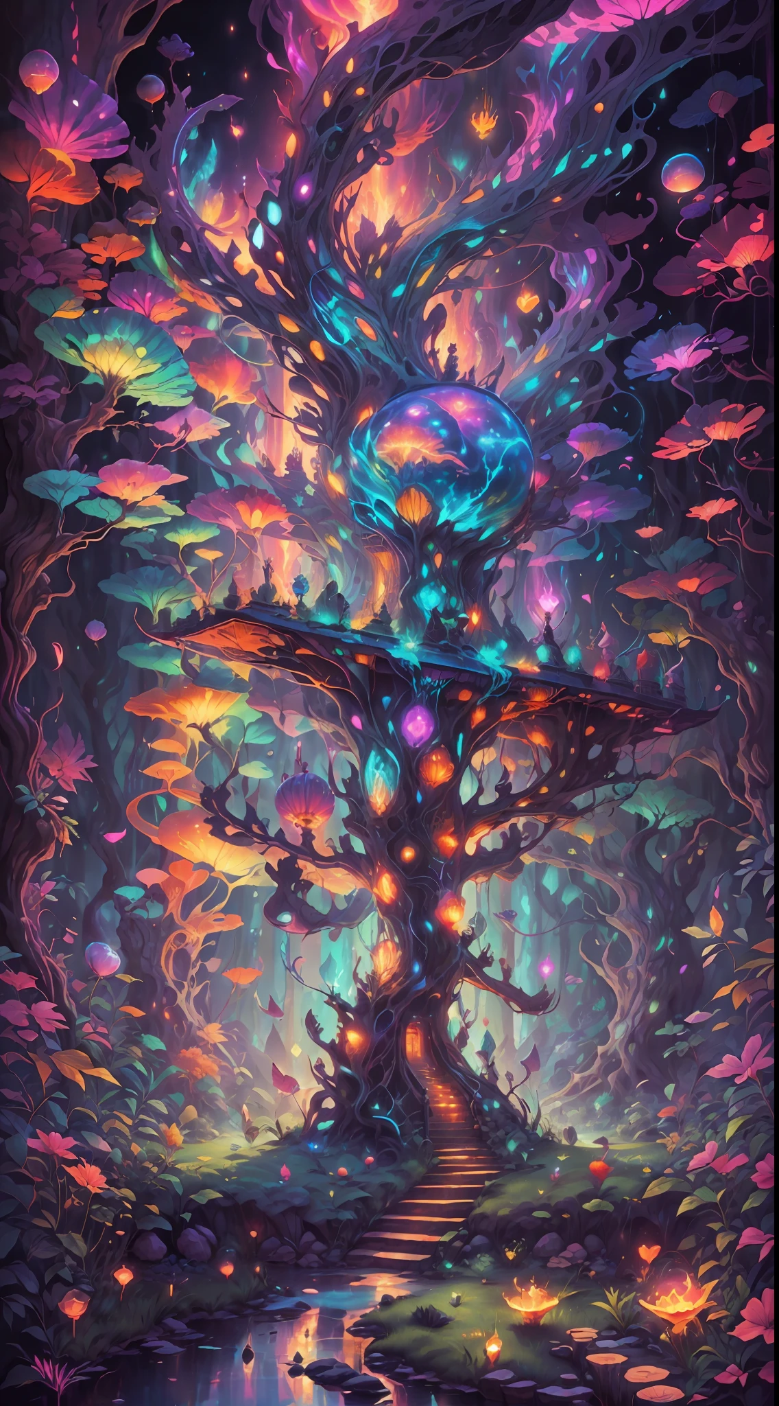 Thrilling dreams， ultra-realistic realism， abstracted， psychedelia, tmasterpiece，PsyAI, （tmasterpiece，best qualtiy：1.2），illustration，8k wallpaper，Dazzle，（Portals：1.1），（Otherworldly creatures：1.2），（magic energy：1.1），（floating debris：1.05），(glowing third eye:1.1), butterflys，florals， (strong lights:1.05), (illumination:1.05), (fantasy:1.15), (hyper realisitc:1.1), (mistic:1.05), (intriguing:1.05), (Ethereal:1.08), (mistic:1.1), (cosmic:1.05), (interdimensional:1.1), (unearthly:1.05), (spellbinding:1.1), (Unforgettable:1.05), (Fantasy art: 1.1)，（number art：1.05），（magic realism：1.08），（Epic：1.1），（concept-art：1.05），（highly  detailed：1.1），（cinematic ligh：1.05），（ultra-realistic realism：1.05），（mistic：1.05），（astounding：1.1），（andrey surnov：1.05），（mind bending：1.1），（big breasts enchanting：1.05），（Unbelievable：1.05），（otherworldly landscapes：1.1），（breath-taking：1.05 ), (incredulous:1.05), (portal opening:1.05)