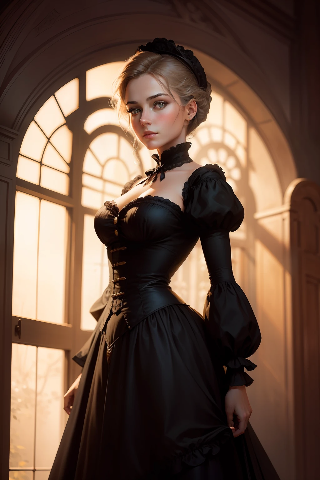 Stepping back in time with this mesmerizing pencil portrait of a Victorian era beauty. ✨🎨extremely detailed,8k,masterpieces,inspired by greg rutkowsky,karol bak,charlie bowater,enchanted all stylish,