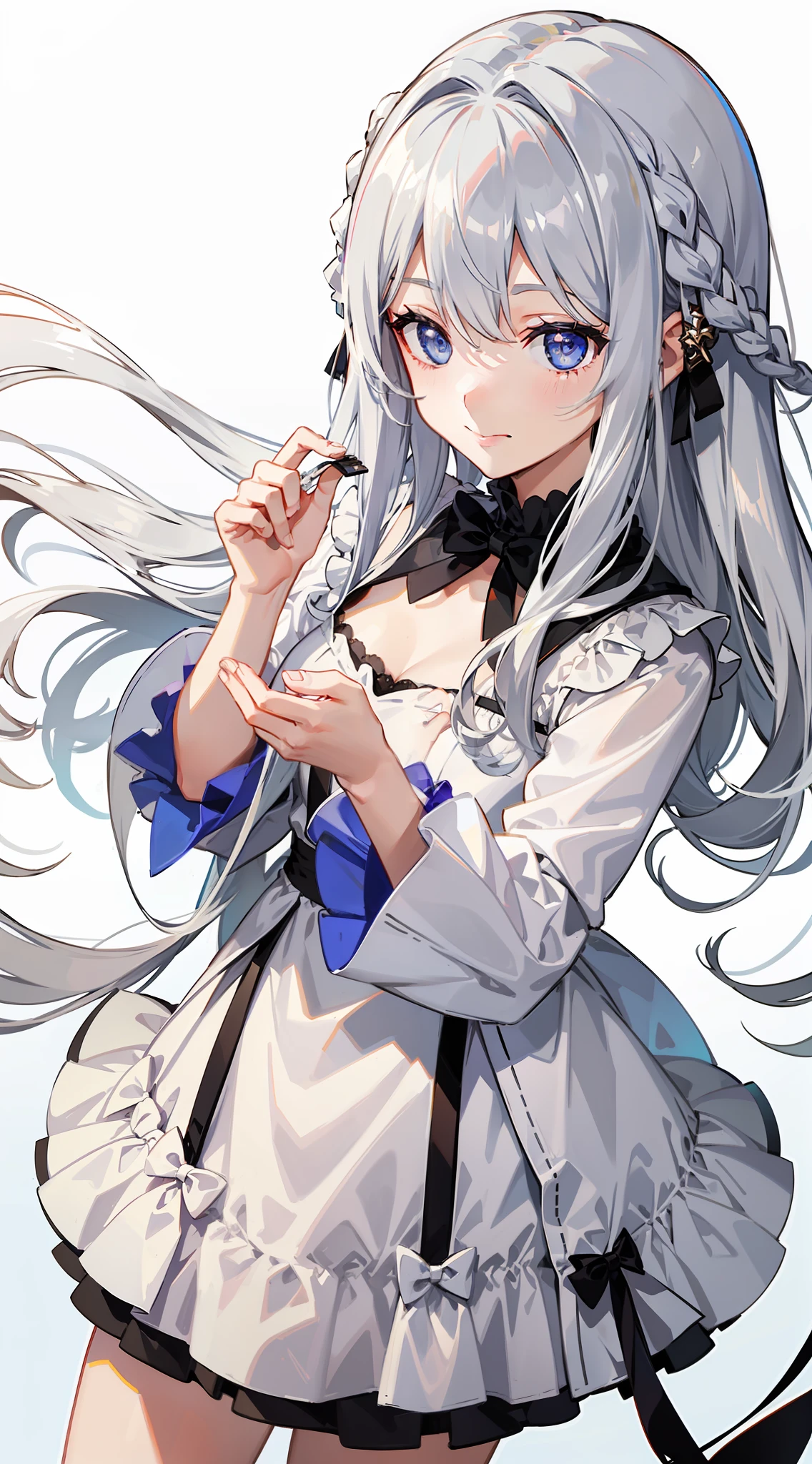 I'm smiling、Silvery hair