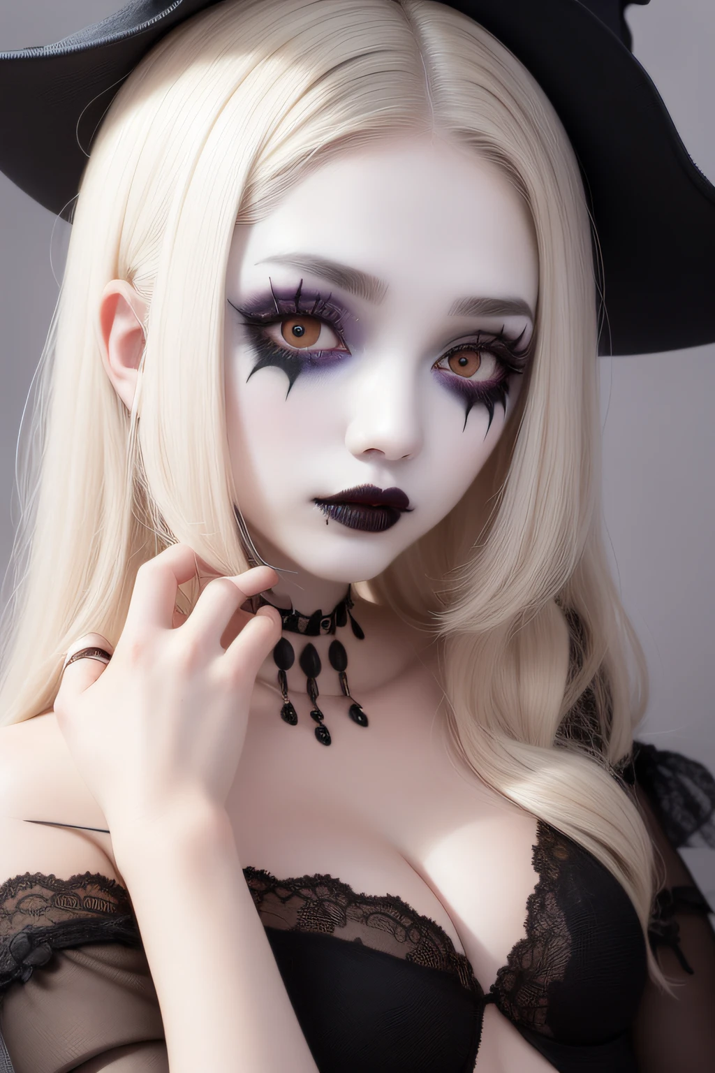 Halloween,Whitewashed makeup