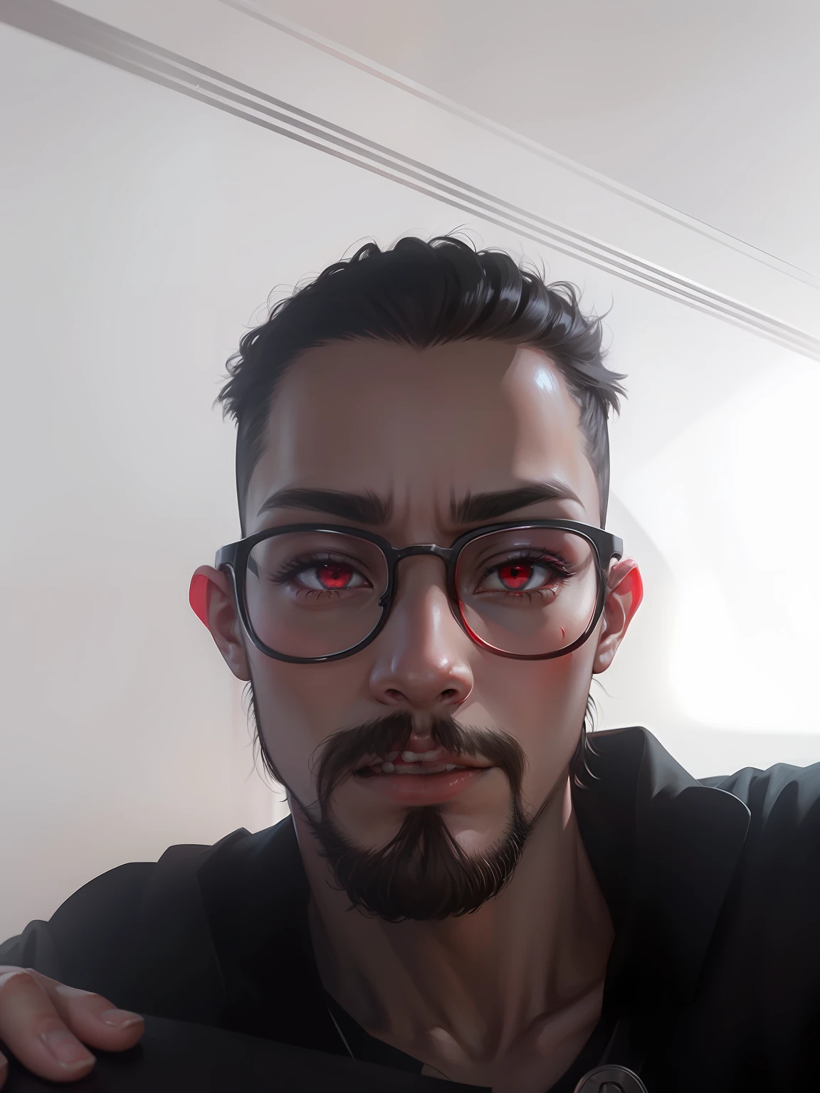 Red eyes, anime