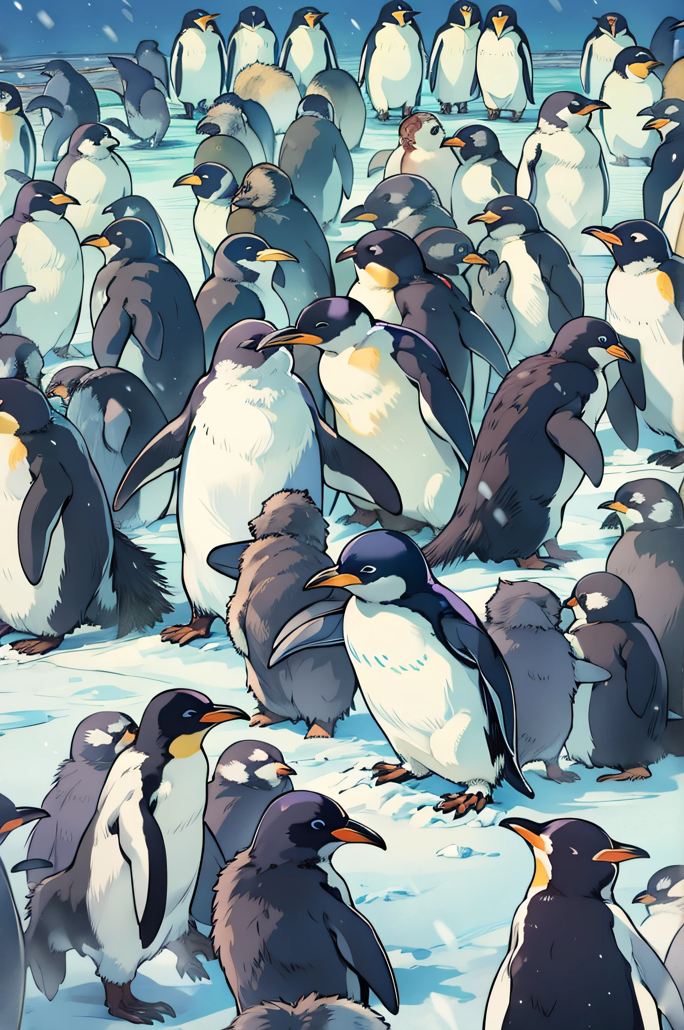 South Pole、penguin
