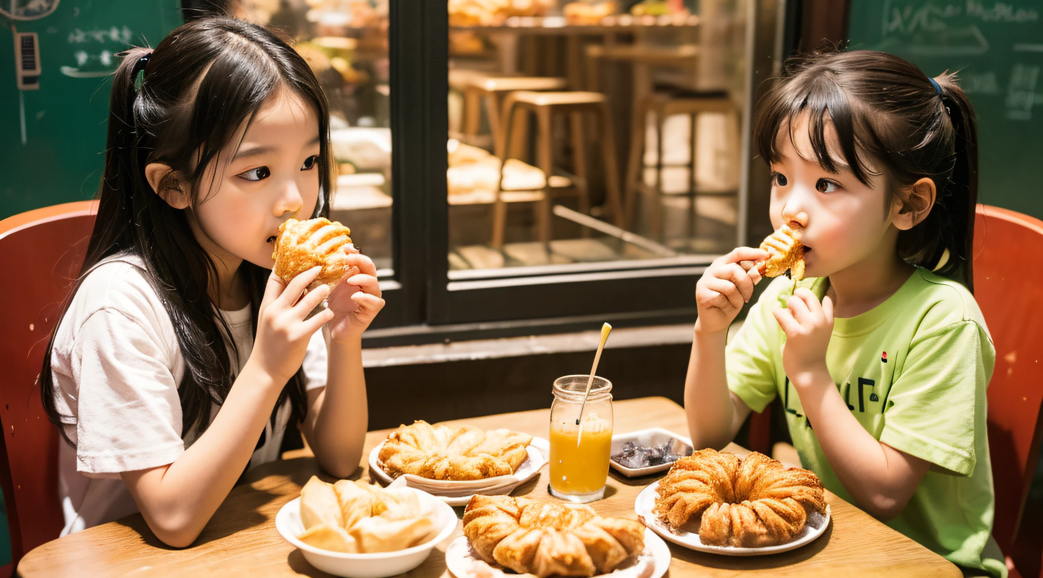 EATING Fried Pastry