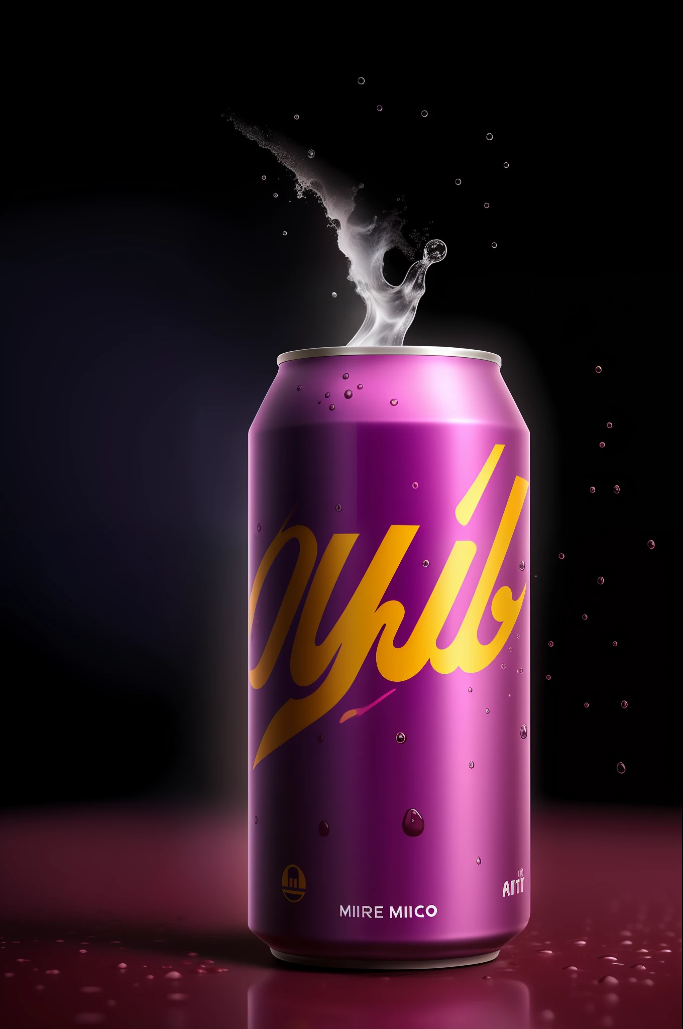 energy drink, with açaí, mirtilo e bagas e gotas de chuva
