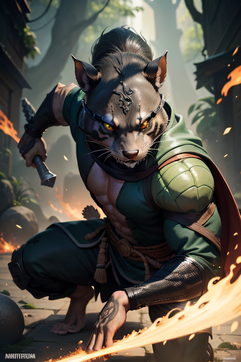 Mestre splinter das tartarugas ninja