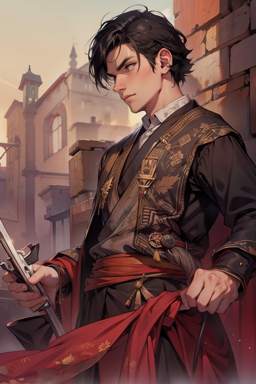 Black hair