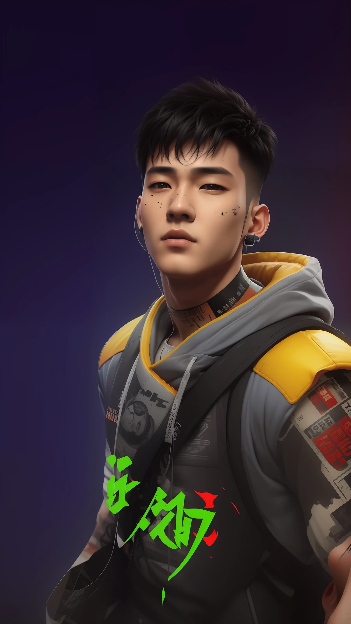 Realistik boy korea, vhs effect, (poster:1.6), poster on wall, nostalgia, movie poster, portrait, close up
(skin texture), intricately detailed, fine details, hyperdetailed, raytracing, subsurface scattering, diffused soft lighting, shallow depth of field, by (Oliver Wetter)