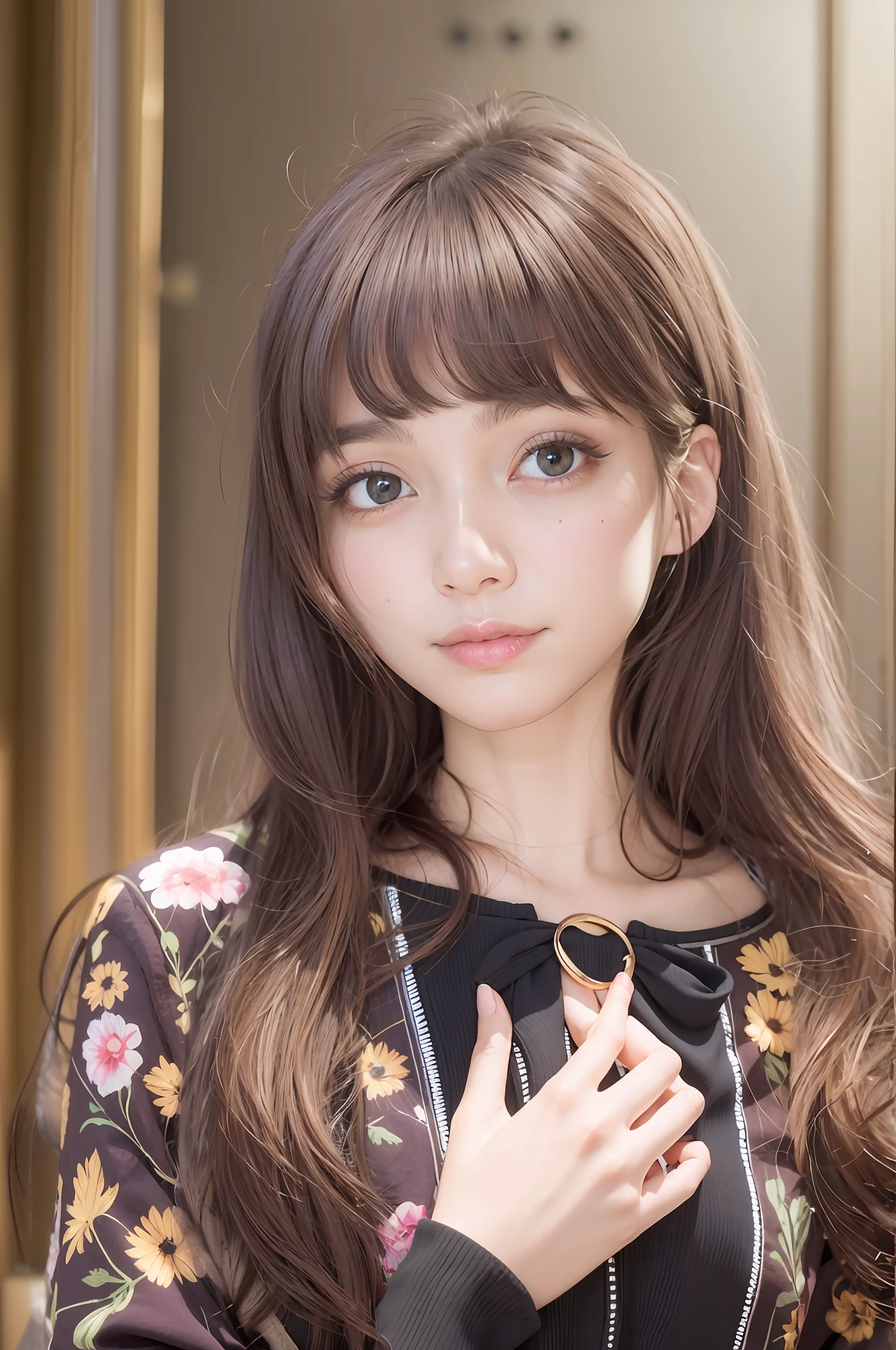 Feminine blouse、springtime、beige