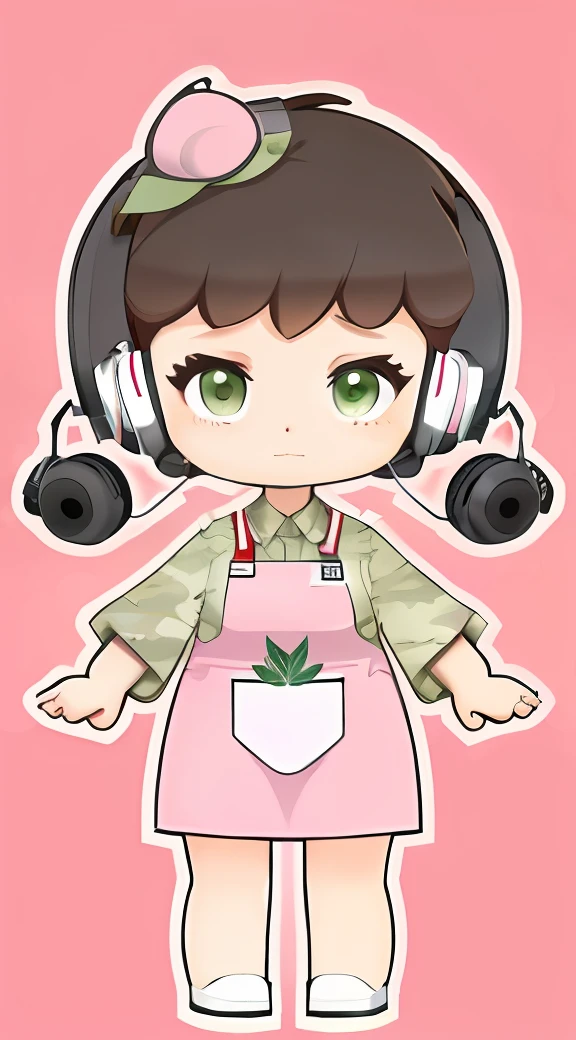 with headphones on,Dressed in uniform
