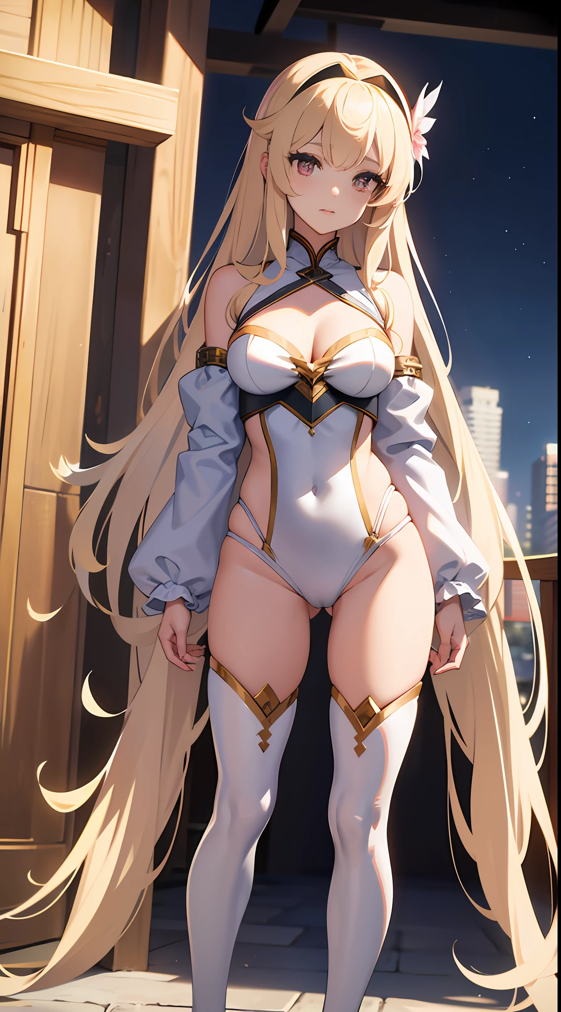 {{{masterpiece}}},{extremely detailed CG unity 8k wallpaper},best quality,Amazing,finely detail,solo,cinematic lighting,close-up,{{floating hair}},{{Sakura}},outdoors,sky,{{wind}},detailed background,beautiful detailed eyes,,bright pupils,{{full body}}, dynamic pose,dynamic angle,looking at viewer,detailed clothes,,lora:webGameAdFace_v10:0.6>,(((masterpiece))), (((best quality))), ((ultra-detailed)), (illustration), (detailed light),((an extremely delicate and beautiful)),(beautiful detailed eyes),1 girl,pretty long bob hair,gold hair,deep red eyes,pink cheek,light blue frilled bikini,medium breasts,flushing,in the gogeous ship,standing,touching hair,1girl, full body, cyberpunk, {armor}, long white hair, golden eyes, blush, {robot joints}, {bodystocking}, {{circlet}}, white plugsuit, on bed, spread legs, looking at viewer,