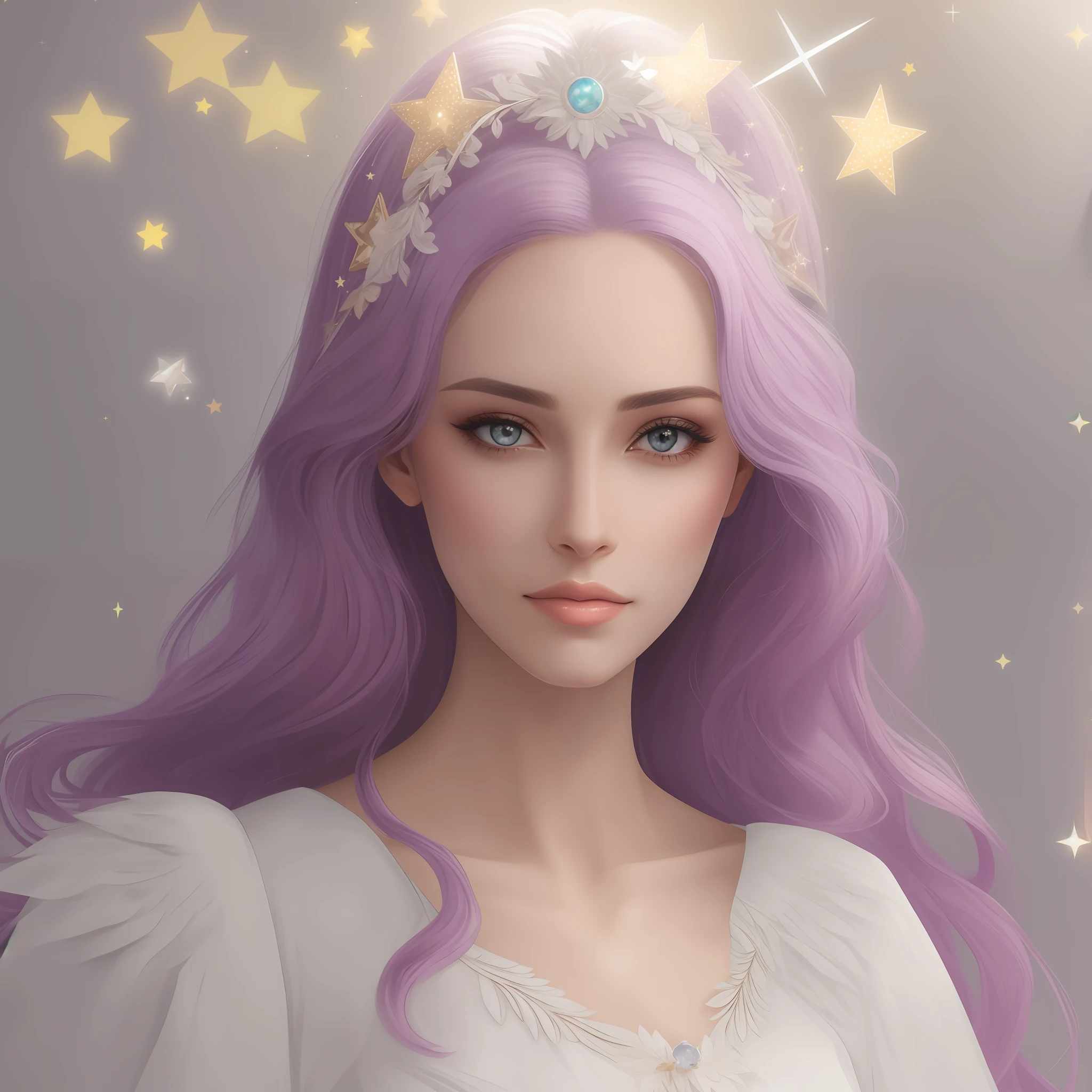 repintar fundo com estrelas brilhantes