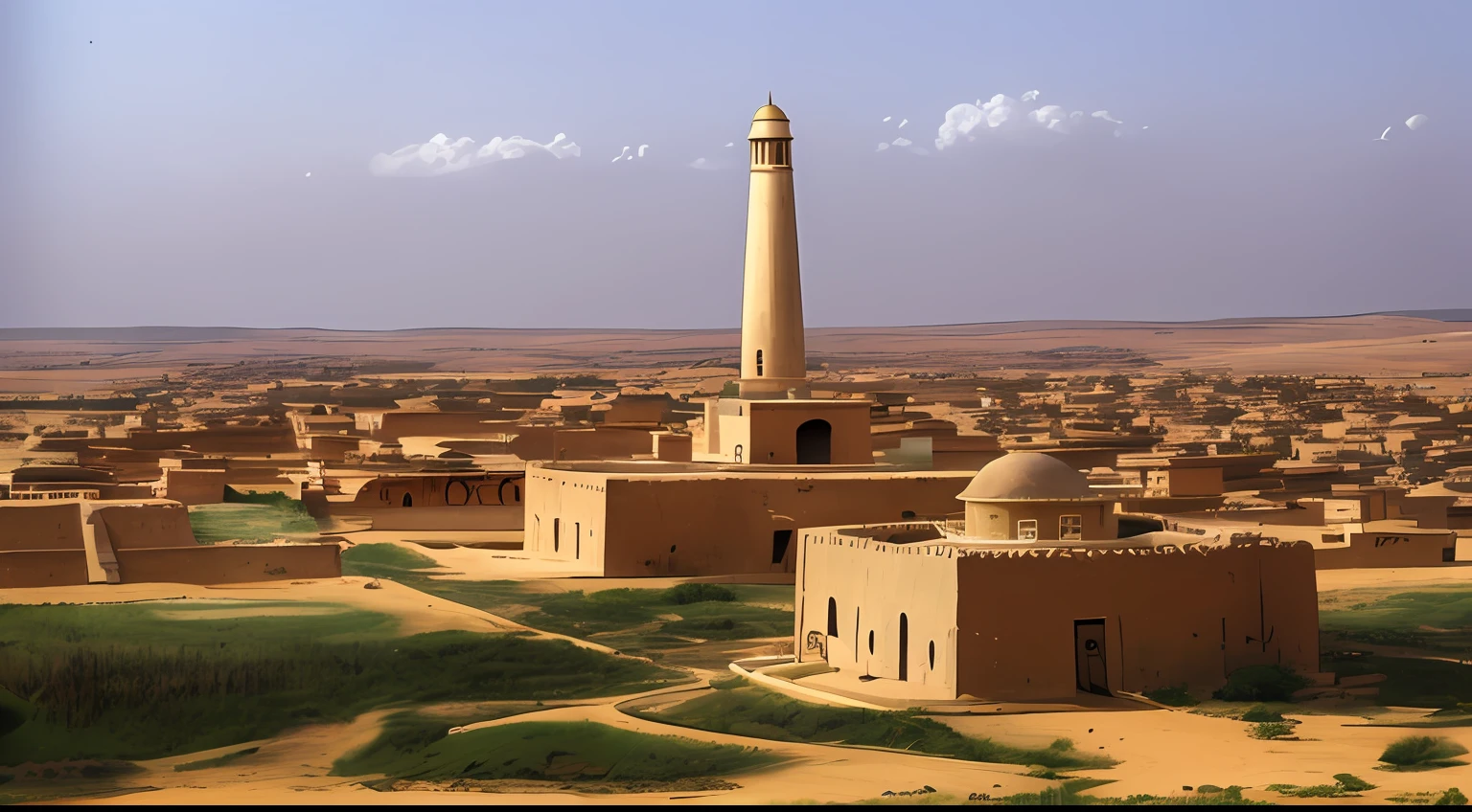 um farol da antiguidade, before we finally landed in the Horn of Africa, An empire of more than seven hundred years, Axum Africa, stunning photographic view of the sunset landscape, master part, trending in cgsociety, 4k, 8k, disco Rigido, [art-station:1], arte conceitual, altamente detalhado, foco nítido, [Subsurface scattering:1], art by Gabriel Lekegian and Abbas domains of Axum during the Middle Ages and early Modern Ages