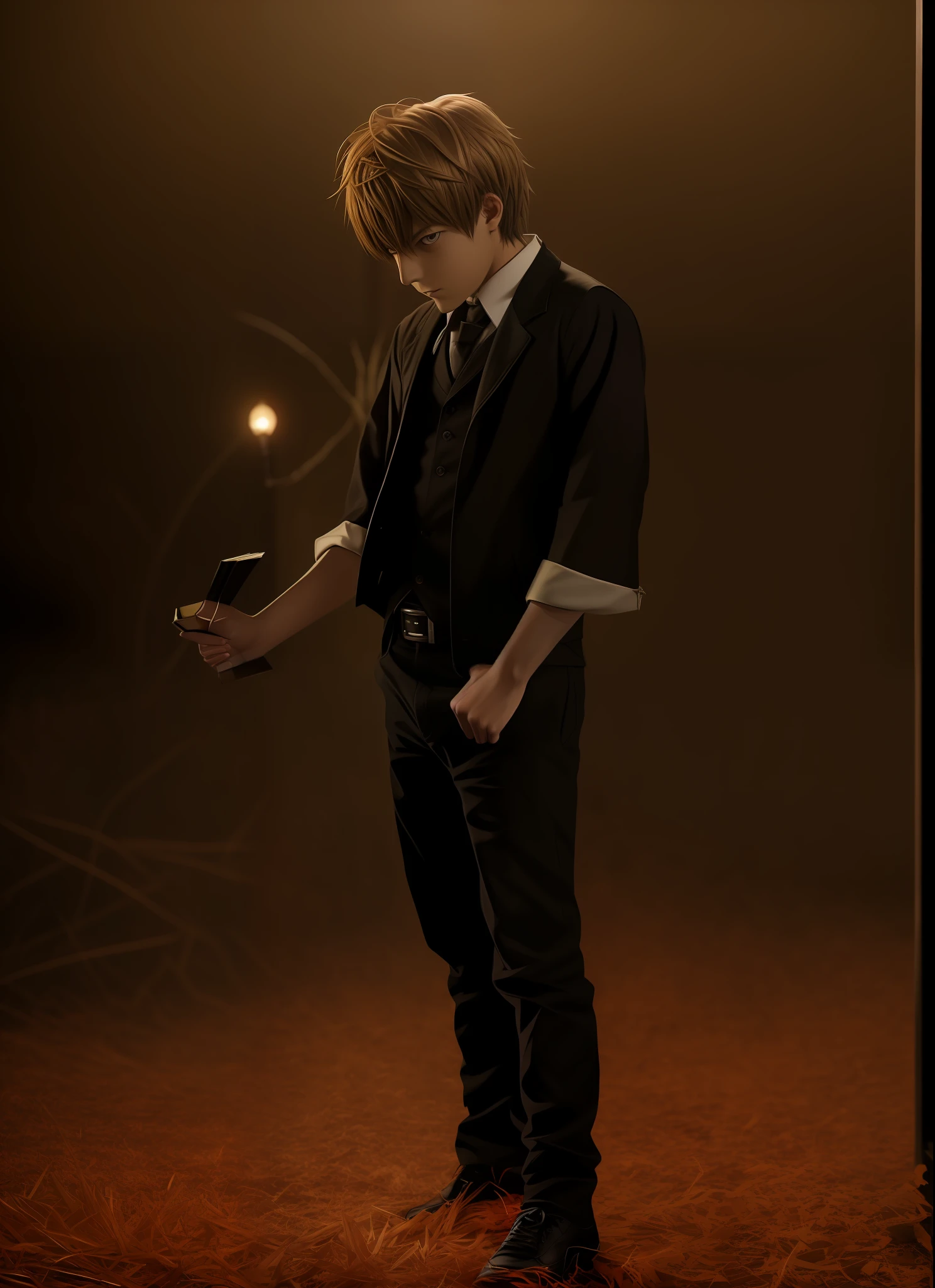 Boy with death note, become a light yagami,4k