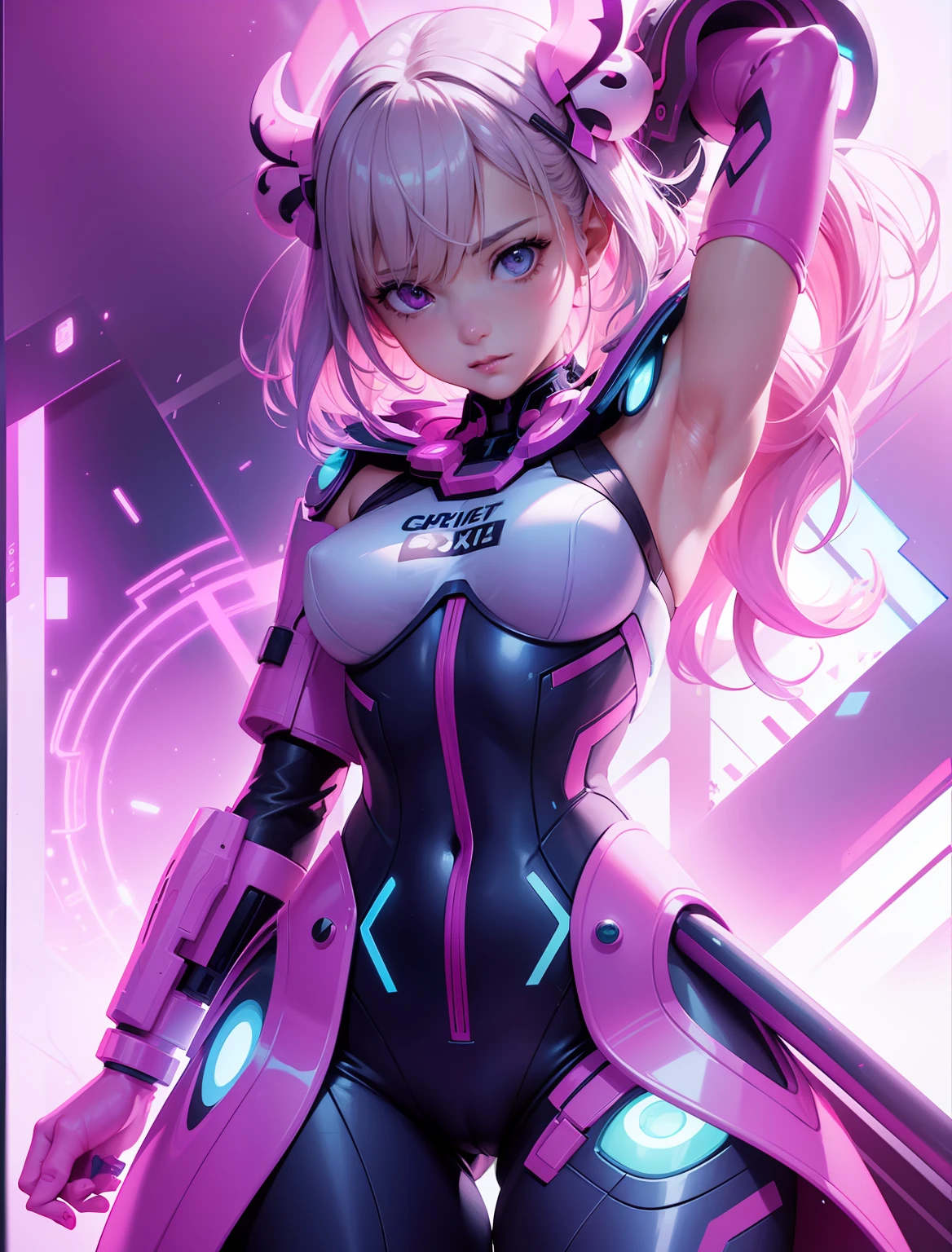 girl with, Gwenpool, ratex, Cleavage, Transparent, Shoulder length, messy hair, no clothes, Happy, Full body, Beautiful anime waifu style girl, hyper detailed painting, luminism, art by Carne Griffiths and Wadim Kashin concept art, 4K resolution, fractal isometrics details bioluminescence , 3d rendered, Octane Render, Intricately detailed , Cinematic, trending on artstation Isometric Centered hyperrealistic cover photo awesome full color, handdraw , gritty,oil watercolor realistic, Convoluted, hit definition , Cinematic,Rough sketch, bold lines, On paper, Brest Big Ones.