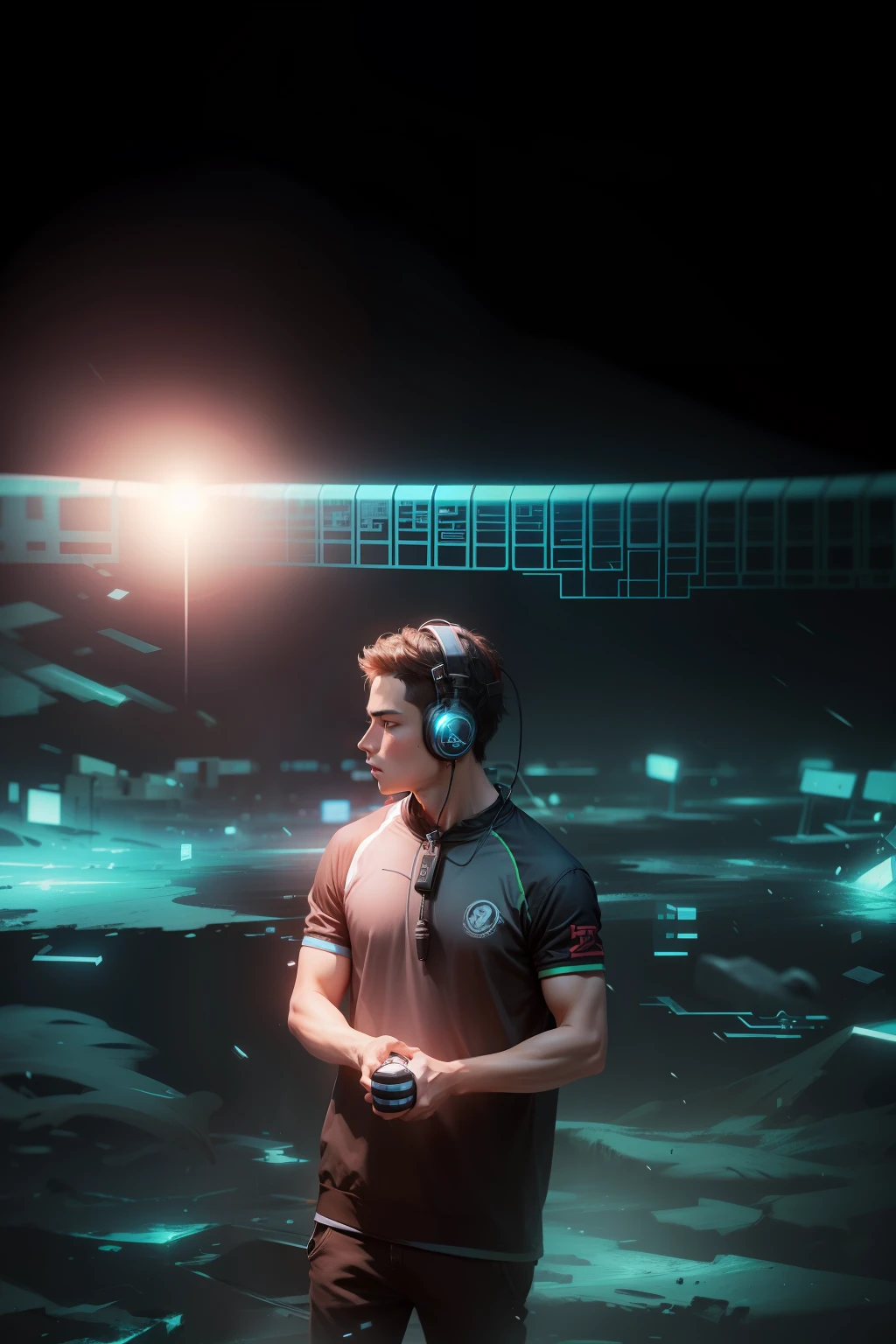 Change Background hacking background headphone