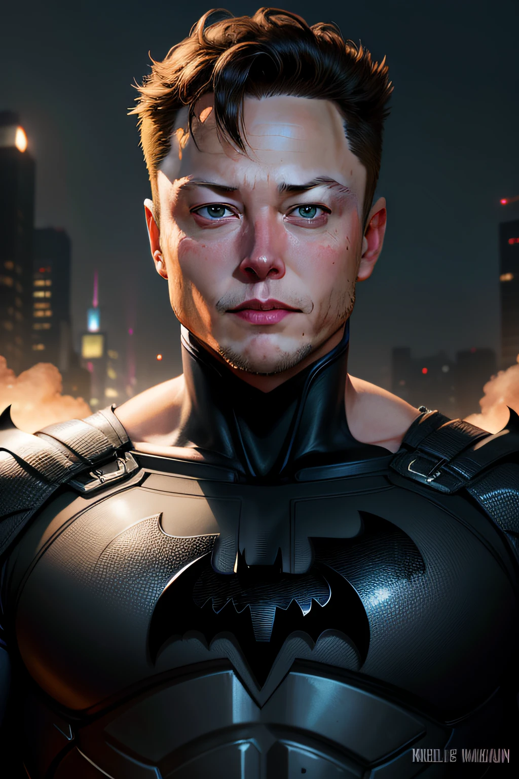 Elon Musk and Batman combined