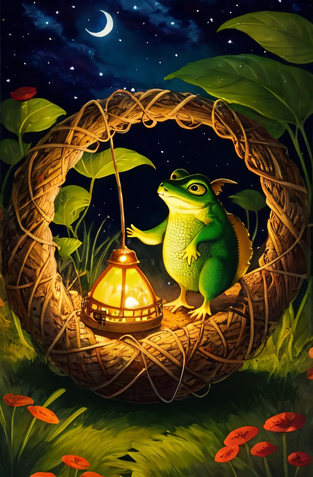 Twas brillig, and the slithy toves
    Did gyre and gimble in the wabe:
All mimsy were the borogoves,
    And the mome raths outgrabe.