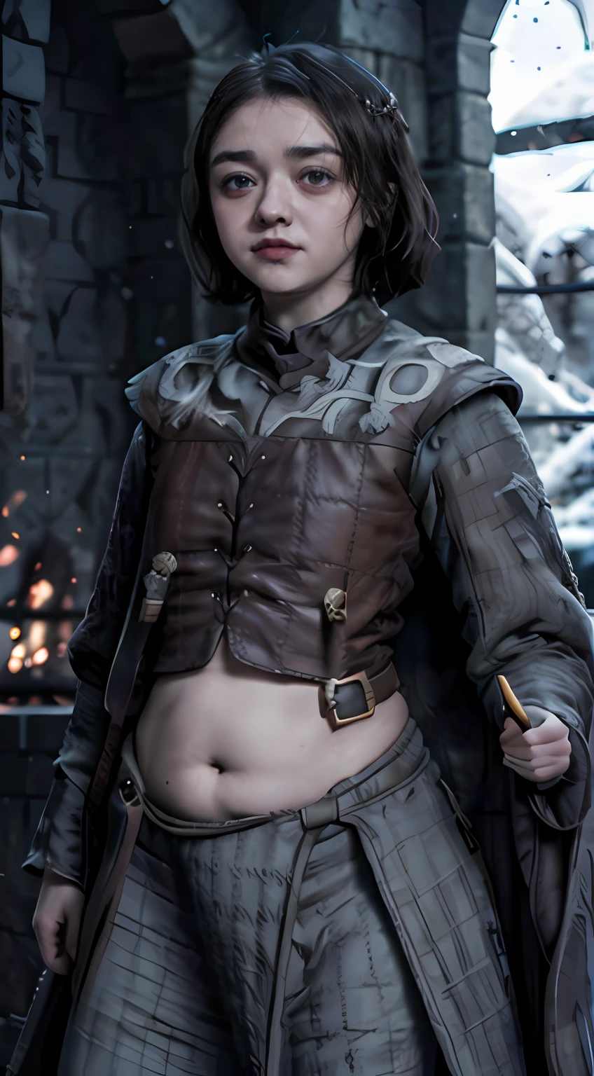 Game of Thrones Arya Stark with her little crop top, mostrando su enorme barriga descubierta, estomago grande, No cubra el vientre, Small clothes, vientre gordo, barriga grande, un solo ombligo, intestino grueso, tripa grande rellena, hiperrealista, Plan completo, no muscle, gran barriga rellena, vientre gordo, comer mucha comida, Midriff vestido, Vientre enorme/vientre embarazada
Vientre lleno de comida.