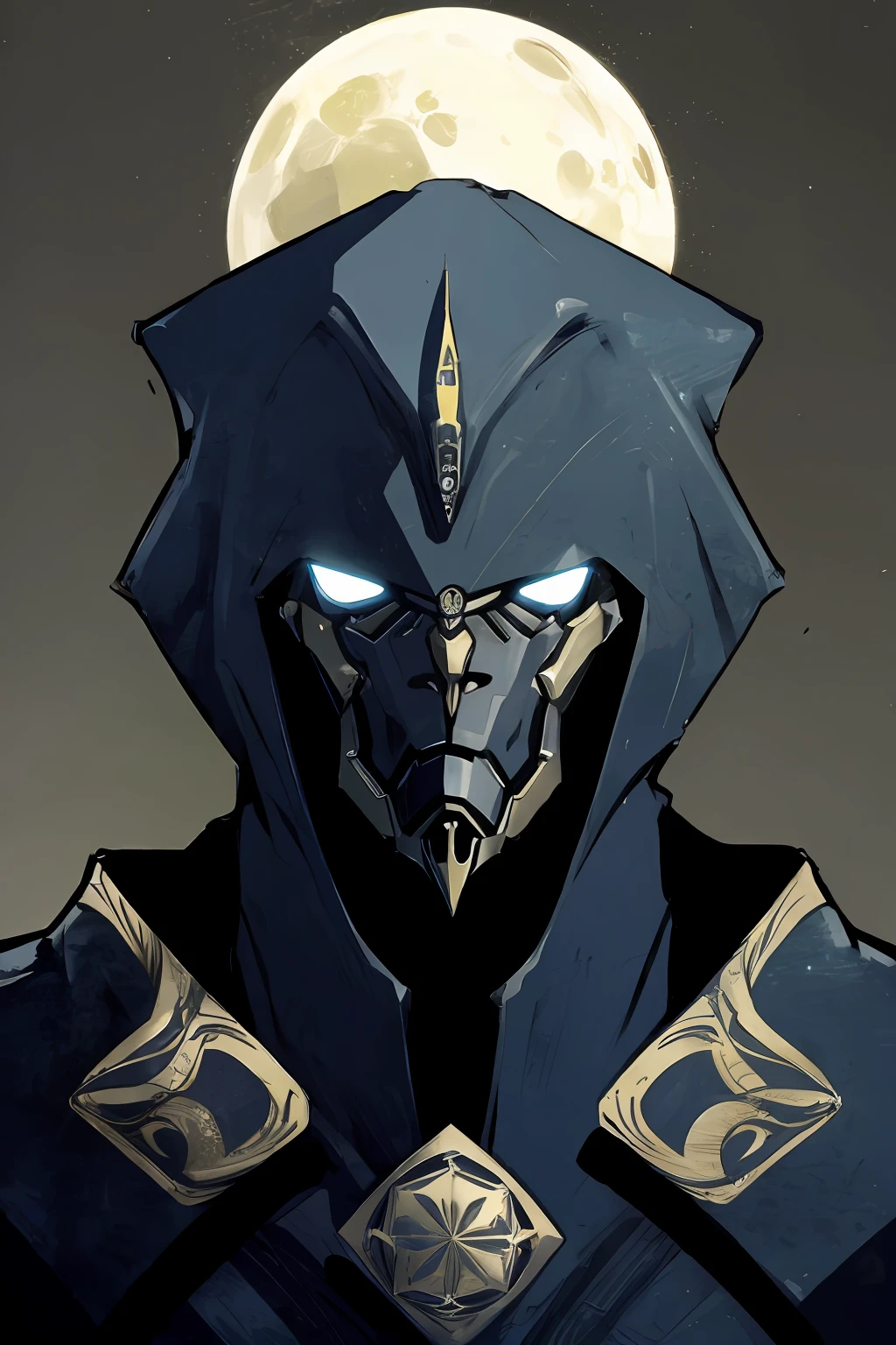 "Exquisite artwork of an Exo robot character from the game Destiny"