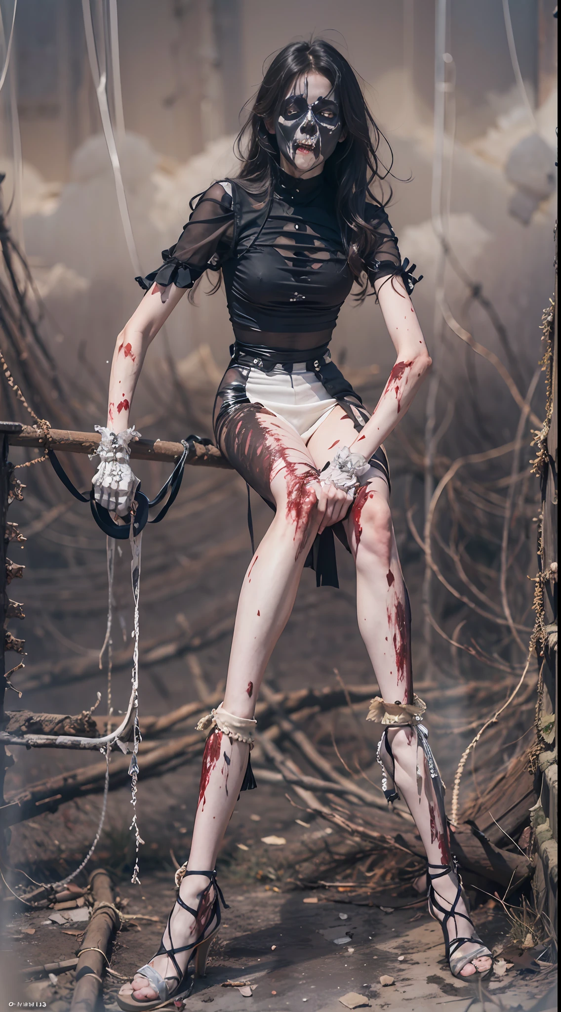 （Messenger from hell：1.4），Look up from the bottom up，hell，magma，火焰，(A strong sense of oppression1.4)，（Purple flame：1.3），fresh blood on the ground，blood pond，Dripping blood，（Skeleton is everywhere），（（Super huge, Thick and sharp giant claws）），（（（Black antique hideous scales））），（（（The scales are covered with thick barbs）））（（Super thick and terrifying scales）），Black scales cover the whole body，（（Spooky transparent ghost：1.4）），（Transparent glow：1.4），strong lights，（combats，charging up:1.4)，Ugly face，full body pov，Black lightning streaked across the sky，（（（A tumbling thick sea of clouds is at your feet））），（There was blood everywhere），（（Blood dripped from between the paws））stereoscopic perspective，Works of masters，super-fine，4K分辨率，high qulity，电影灯光，High picture detail，Detailed pubic hair，Epic shooting
