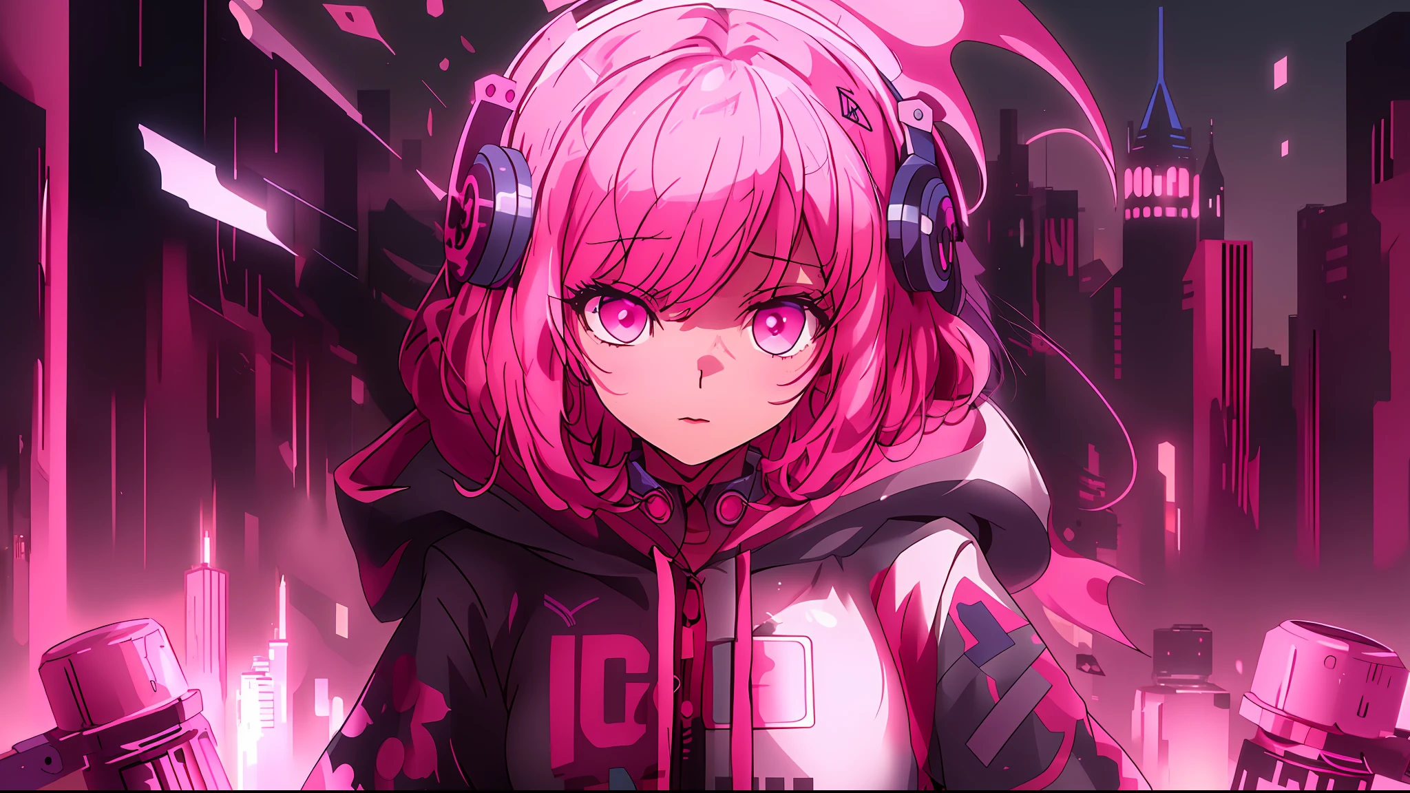 Menina anime com fones de ouvido e um capuz em uma cidade, estilo anime 4K, Melhor Anime 4K Konachan Wallpaper, Anime Art Wallpaper 4K, Anime Art Wallpaper 4K, Garota de anime cyberpunk com capuz, Anime Art Wallpaper 8K, 4k anime wallpapers, Anime Wallpaper 4k, Papel de parede anime 4k, night core, papel de parede anime ultra hd