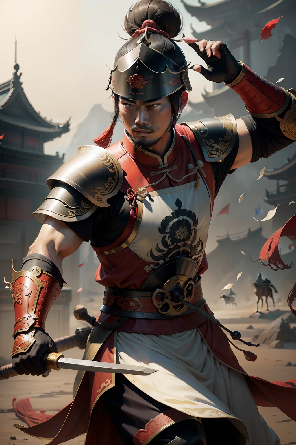 Chinese warrior of the Tang Dynasty