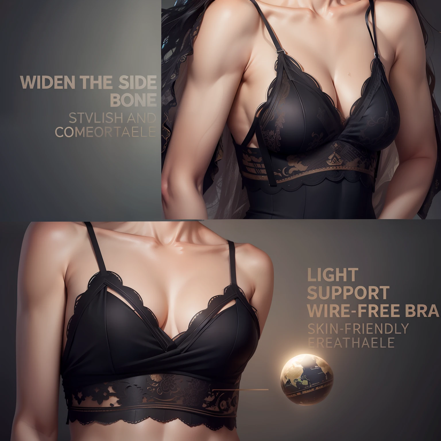 Generate a full-body photo of the model's upper body,European and American model