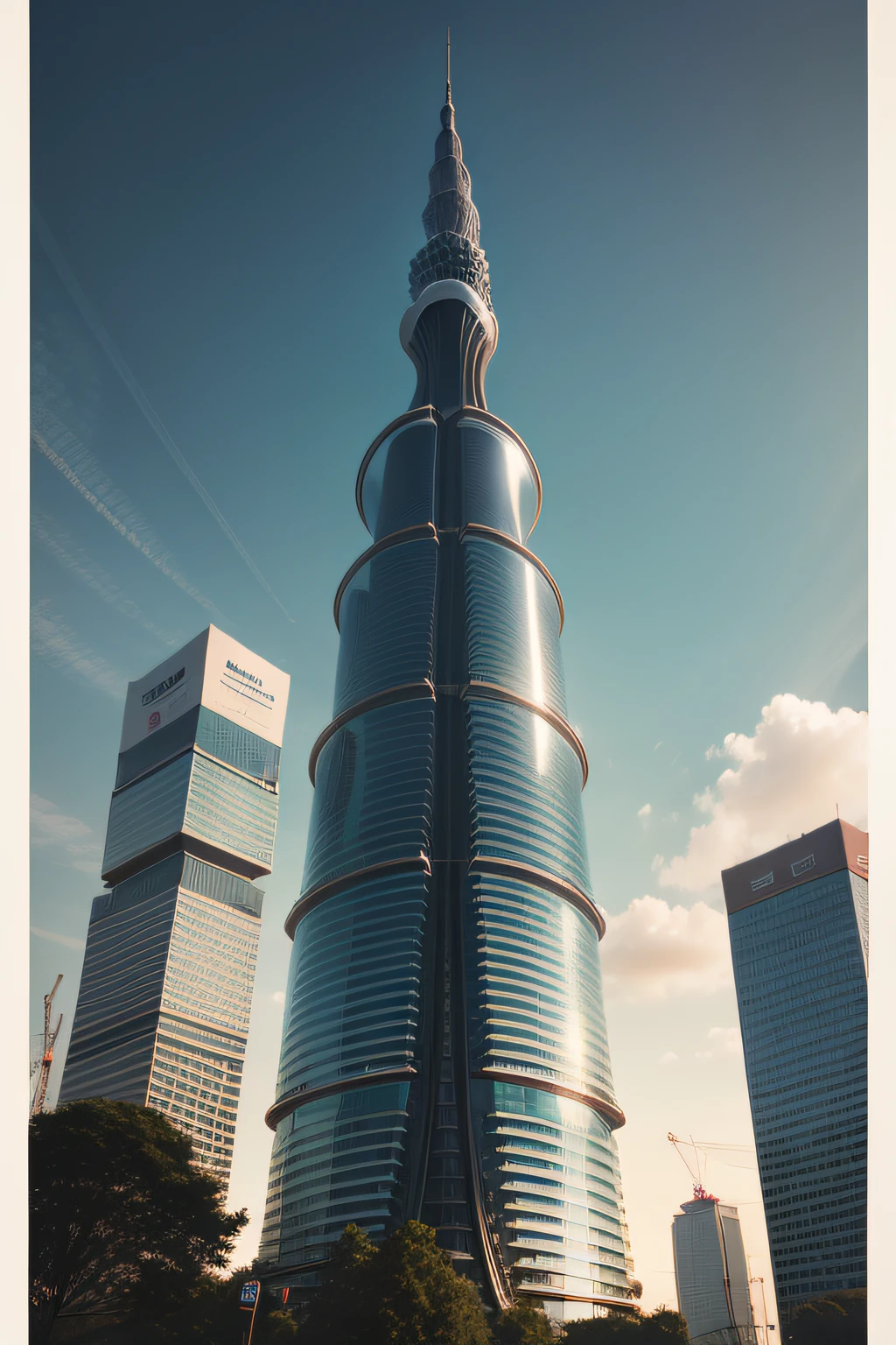 Blue Canton Tower