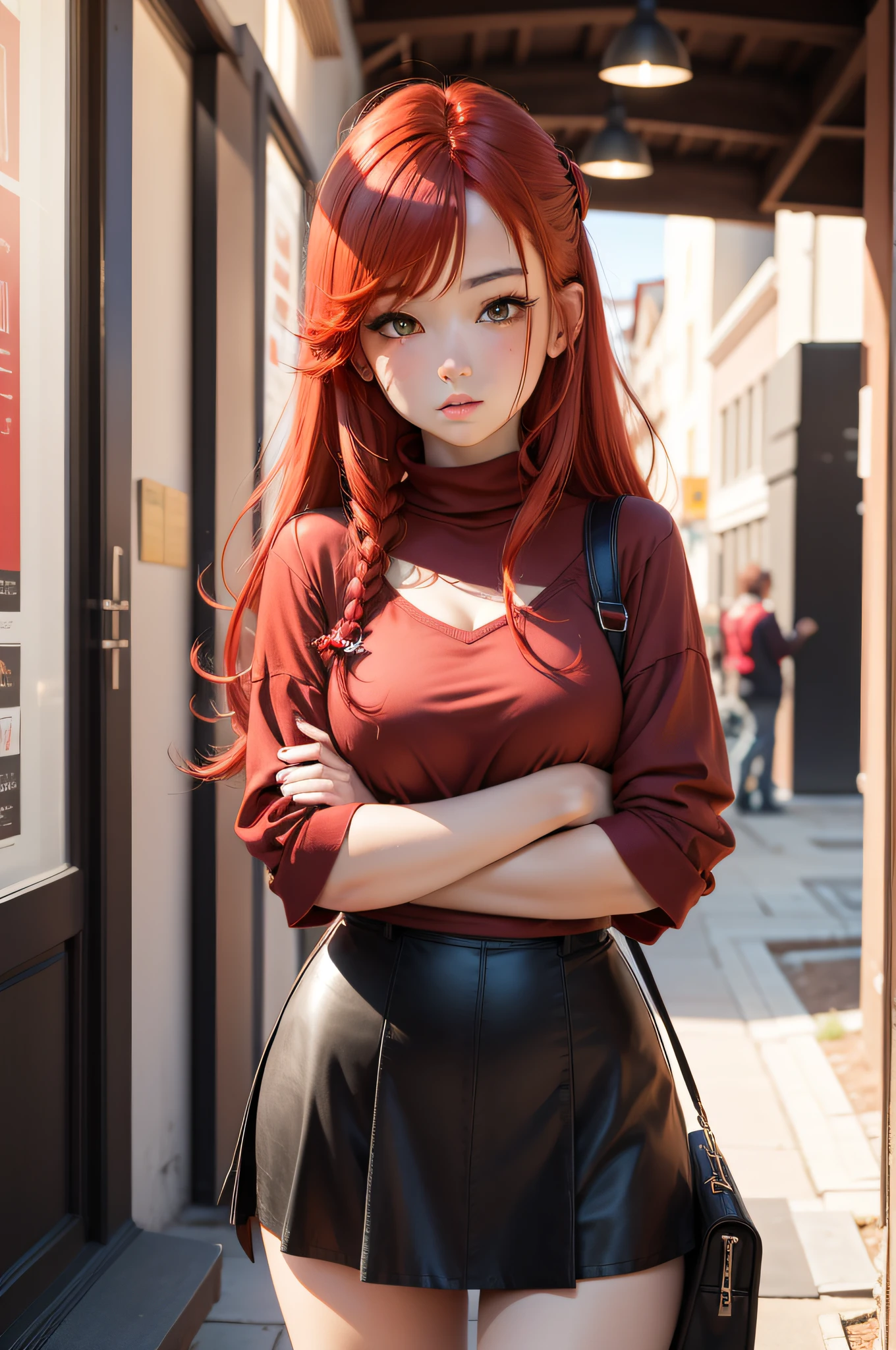 Red-haired girl