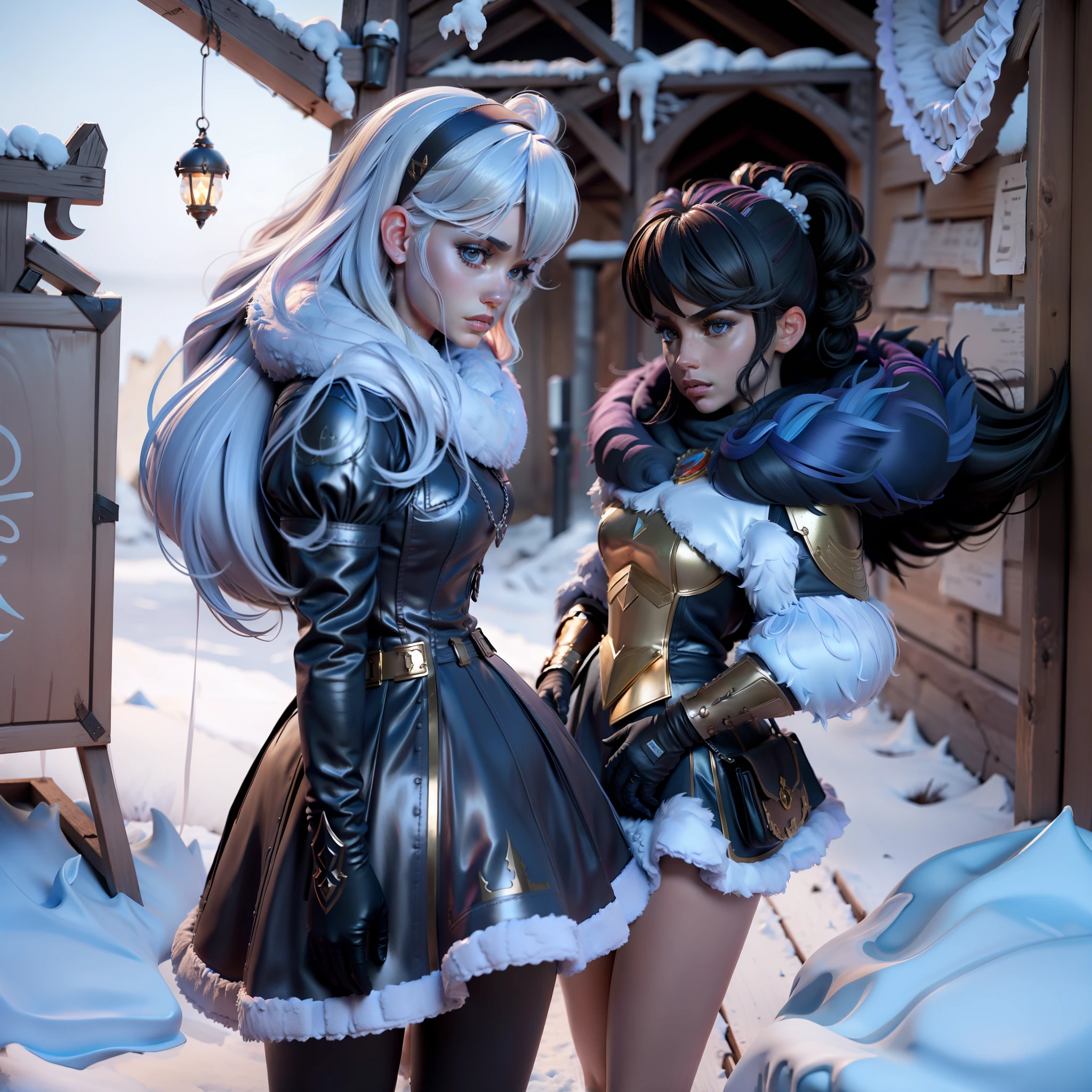 Battle double Pamish,Lucia confronts Alpha,An exquisite masterpiece,Very detailed extreme cold area