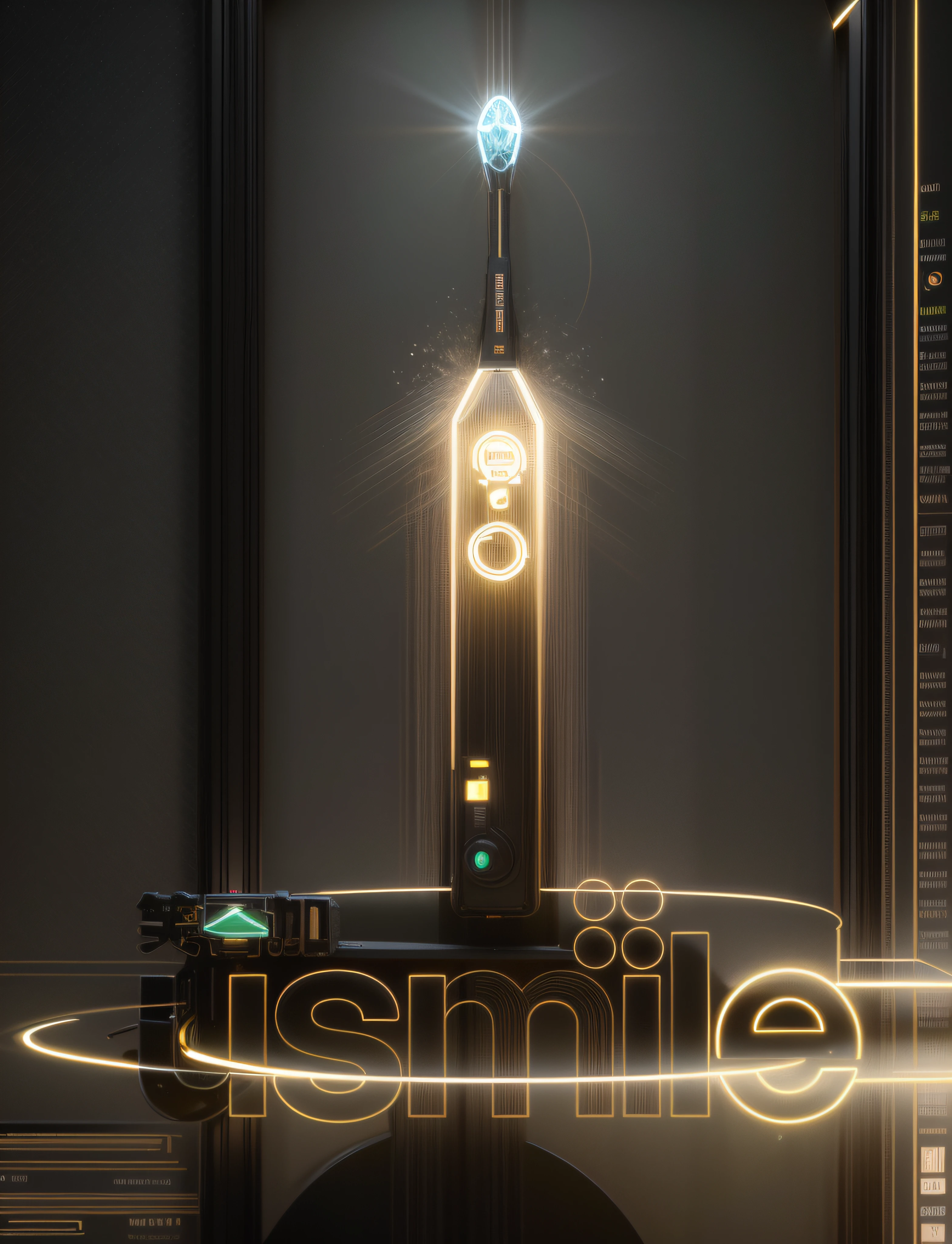 （（best qualtiy））， （（tmasterpiece））， （The is very detailed：1.3）， 3D，full-body portraits，RFKTR_technotrex，Beautiful cyberpunk woman，Lovely smile，（Wearing a head-mounted display，Thick and high-tech neon signs：1.2），Wear a cape，Computer hacking，Computer terminal，The soft glow of neon，Microelectronics，computer servers，LCD screens，Fiber optic cable，Company logo，vivd colour，hdr（HighDynamicRange），Ray traching，NVIDIA RTX，Hyper-Resolution，Unreal 5，sub surface scattering，PBR textures，post-proces，Anisotropy Filtering，depth of fields，Maximum clarity and sharpness，Many-Layer Textures，Albedo e mapas Speculares，Surface coloring，Accurate simulation of light-material interactions，perfectly proportions，rendering by octane，twotonelighting，Low ISO，White balance，trichotomy，Wide aperture，8K raw data，High-Efficiency Sub-Pixel，sub-pixel convolution，Luminous Particle，Light scattering，Tyndall effect
