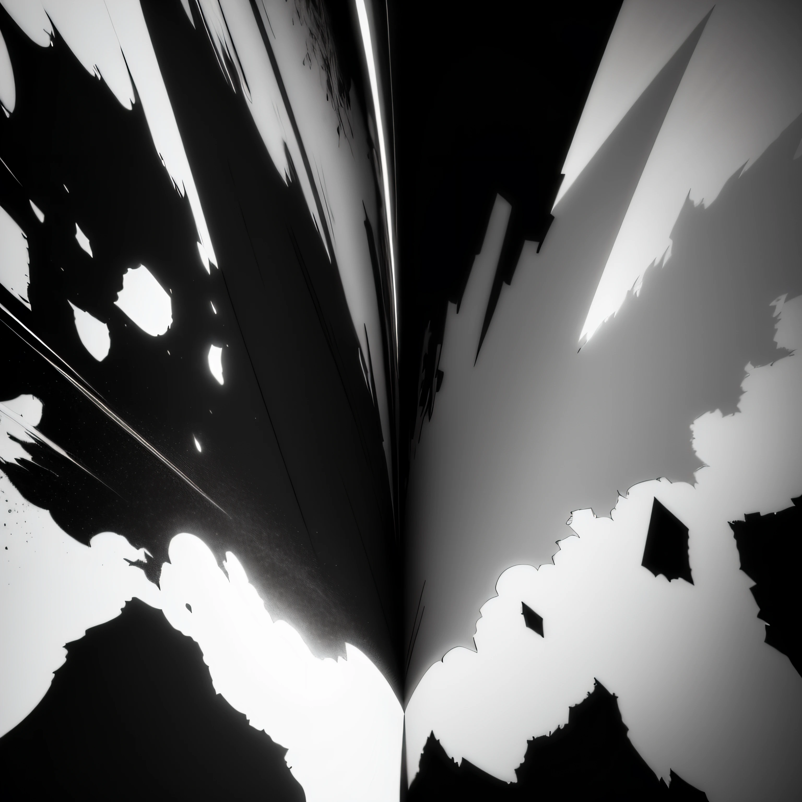 Black and white,The collision of light and darkness,Background with