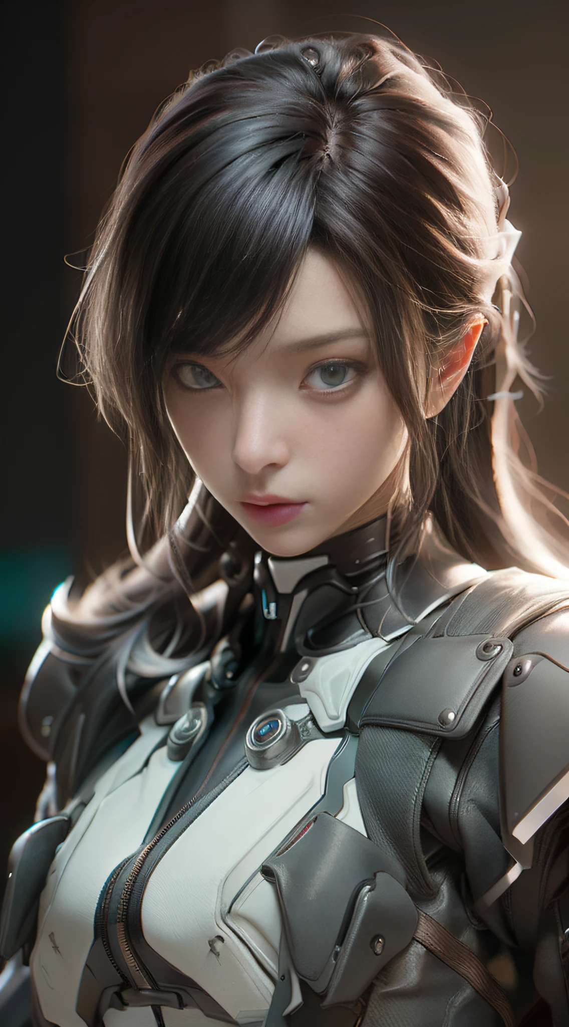 ((Best quality)), ((masterpiece)), (detailed:1.4), 3D, an image of a beautiful cyberpunk female,HDR (High Dynamic Range),Ray Tracing,NVIDIA RTX,Super-Resolution,Unreal 5,Subsurface scattering,PBR Texturing,Post-processing,Anisotropic Filtering,Depth-of-field,Maximum clarity and sharpness,Multi-layered textures,Albedo and Specular maps,Surface shading,Accurate simulation of light-material interaction,Perfect proportions,Octane Render,Two-tone lighting,Wide aperture,Low ISO,White balance,Rule of thirds,8K RAW,