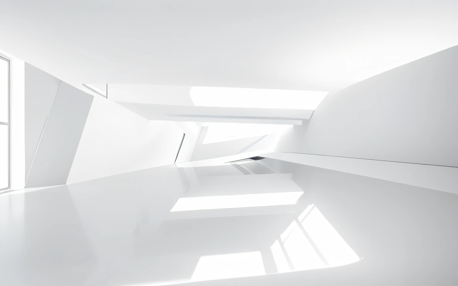 Close-up of a white room with windows and lights, indoor background, inside white room, Wrap around the white space, all white render, White background : 3, white ambient background, white studio background, ambient occlusion render, angular minimalism, white minimalist architecture, ambient occlusion render, Clean white background