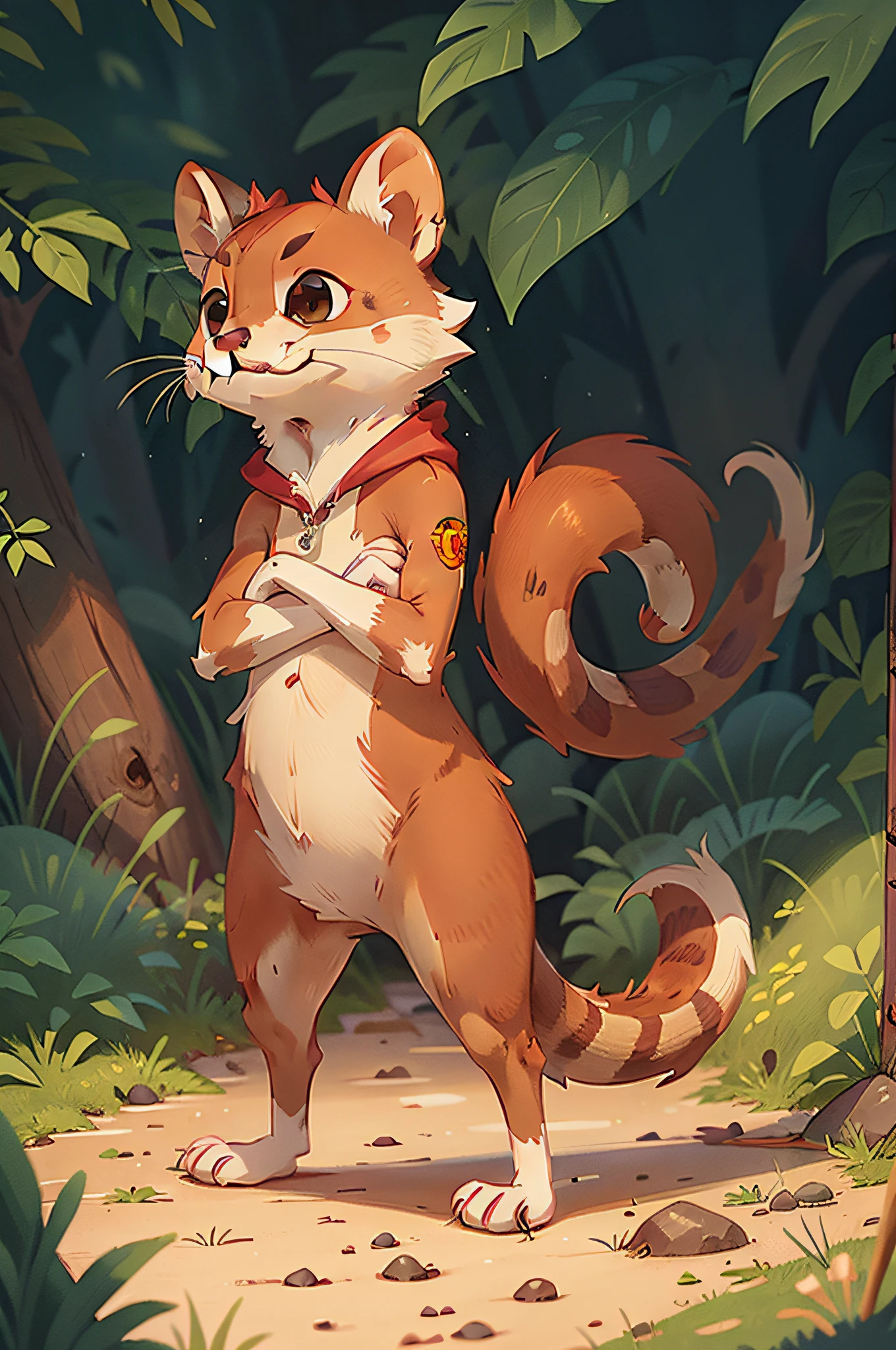 Weasel cartoon