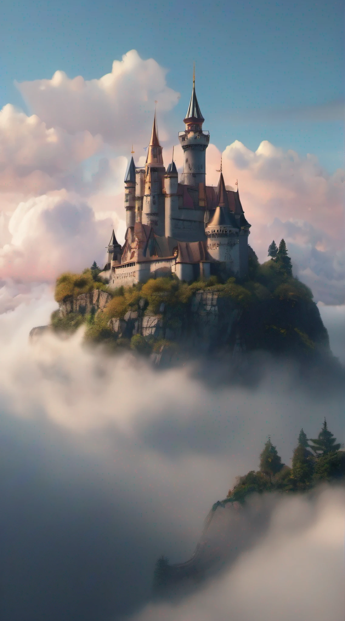 There is a castle on the clouds