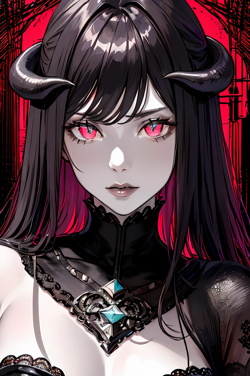 (masterpiece, top quality, best quality, official art, beautiful and aesthetic:1.2), cateyes,1girl, solo, (Stunning Eyes), armour, magic, light particles, upper body, extreme detailed, highest detailed, optical mixing, playful patterns, lively texture, unique visual effect, ((dark fantasy)), (darker colours:1.3), Ominous energy, eldritch Horror, ((Intricate Details)), (crimson colours)