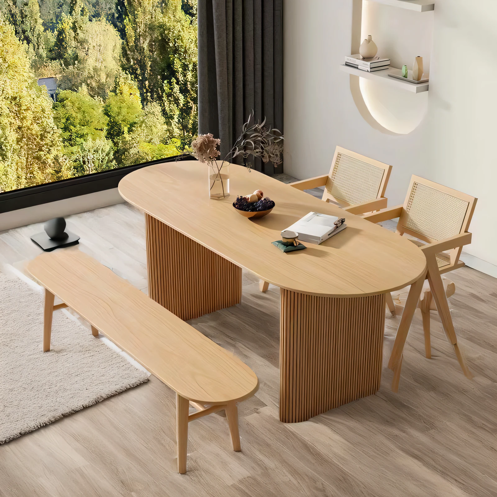 Changed to solid wood floors,