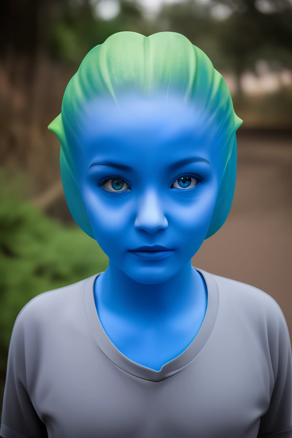 Alien azul