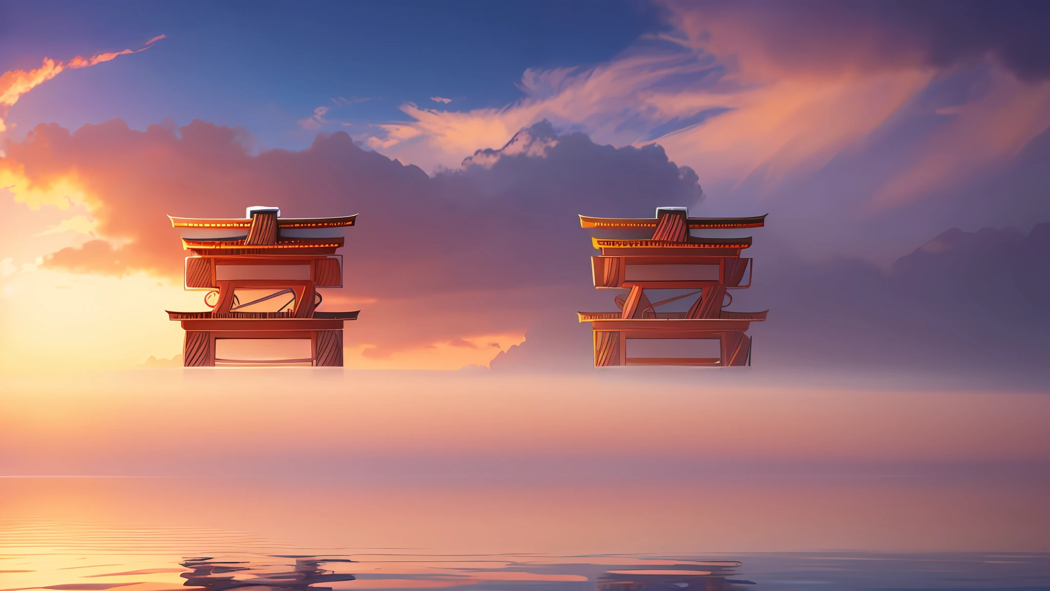 (masterpiece, top quality, best quality, official art, beautiful and aesthetic:1.2), extreme detailed,(fractal art:1.3),colorful,highest detailed in ultra detailed complex onsen, puddle, water, torii gate, japanese buildings,(best-quality:0.8), (best-quality:0.8), perfect anime illustration,  BREAK steam