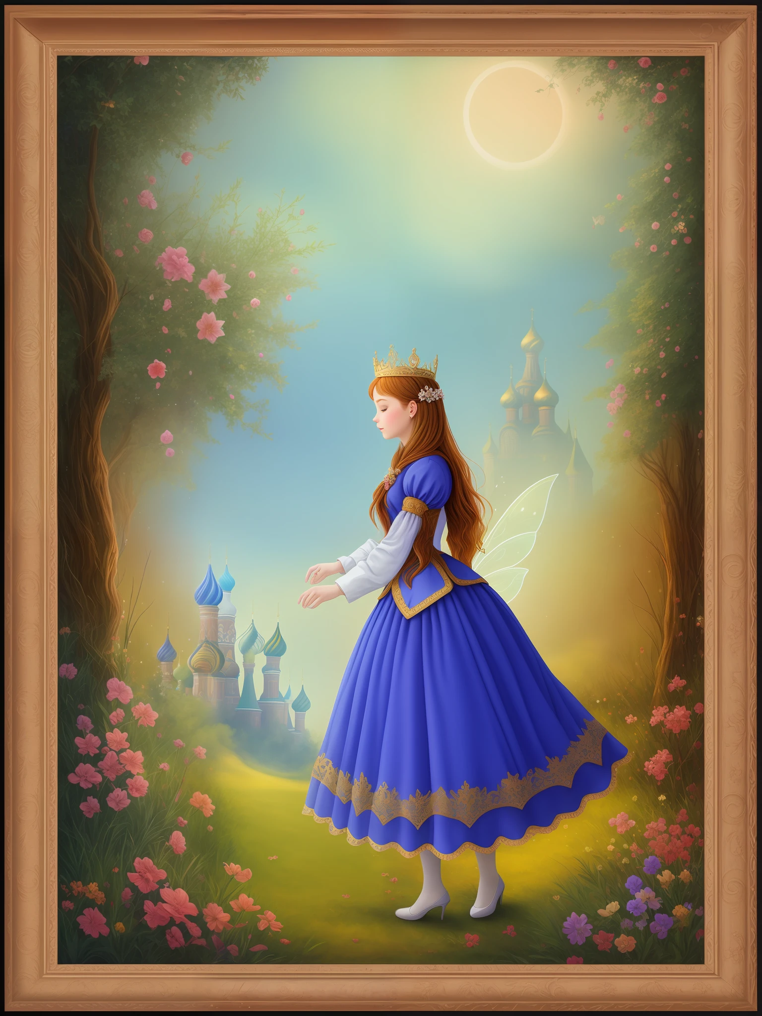 Princess Nesmeyana Russian folklore fairy tale folk colorfulness